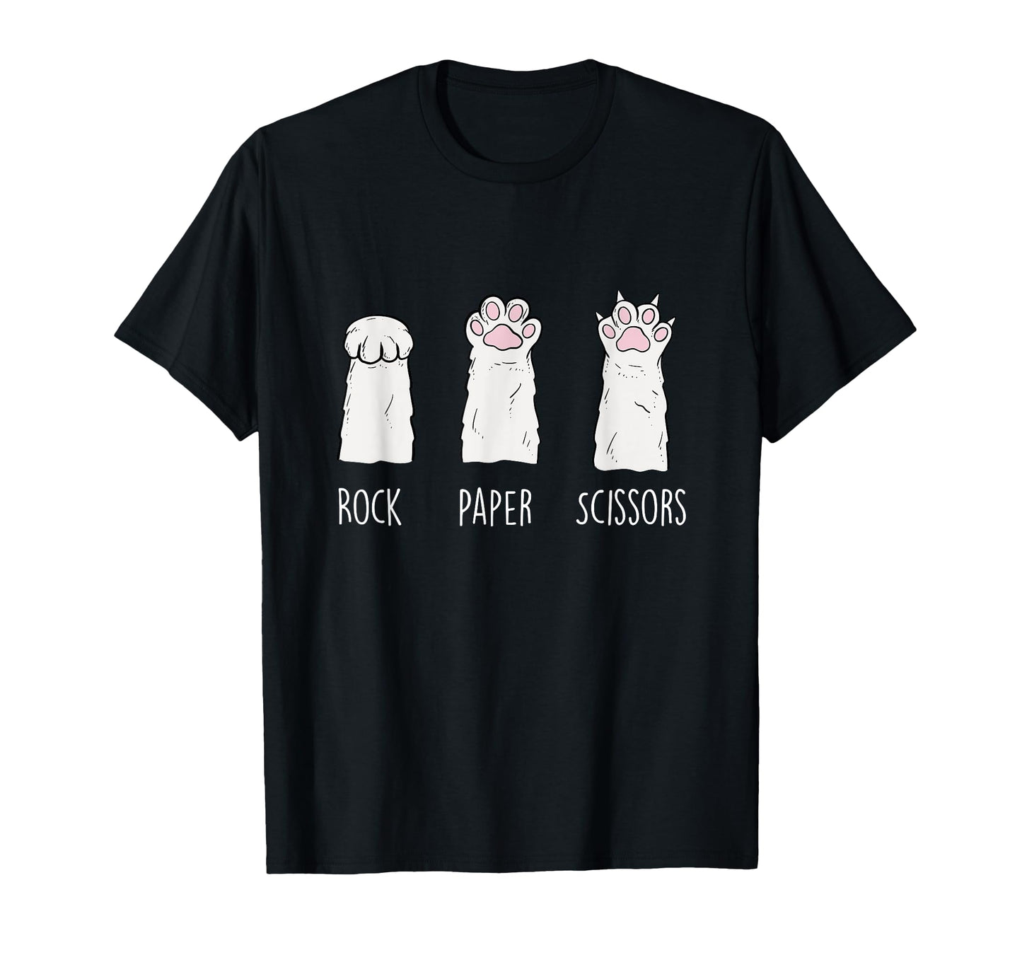 Rock Paper Scissors - Cat Lover Kitten Owner Kitty T-Shirt
