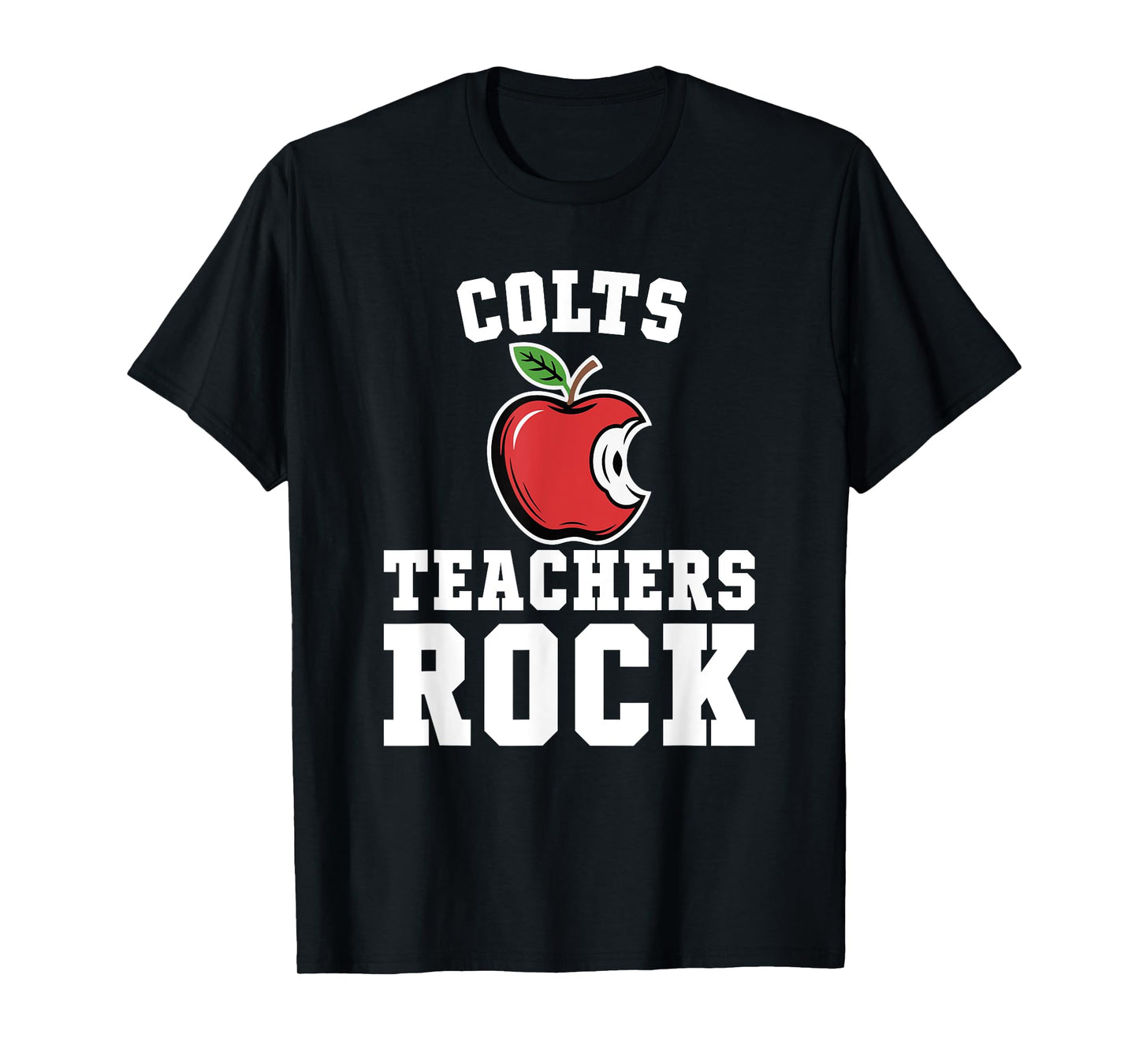 Colts Teachers Rock! Retro School Support Teaching T-Shirt