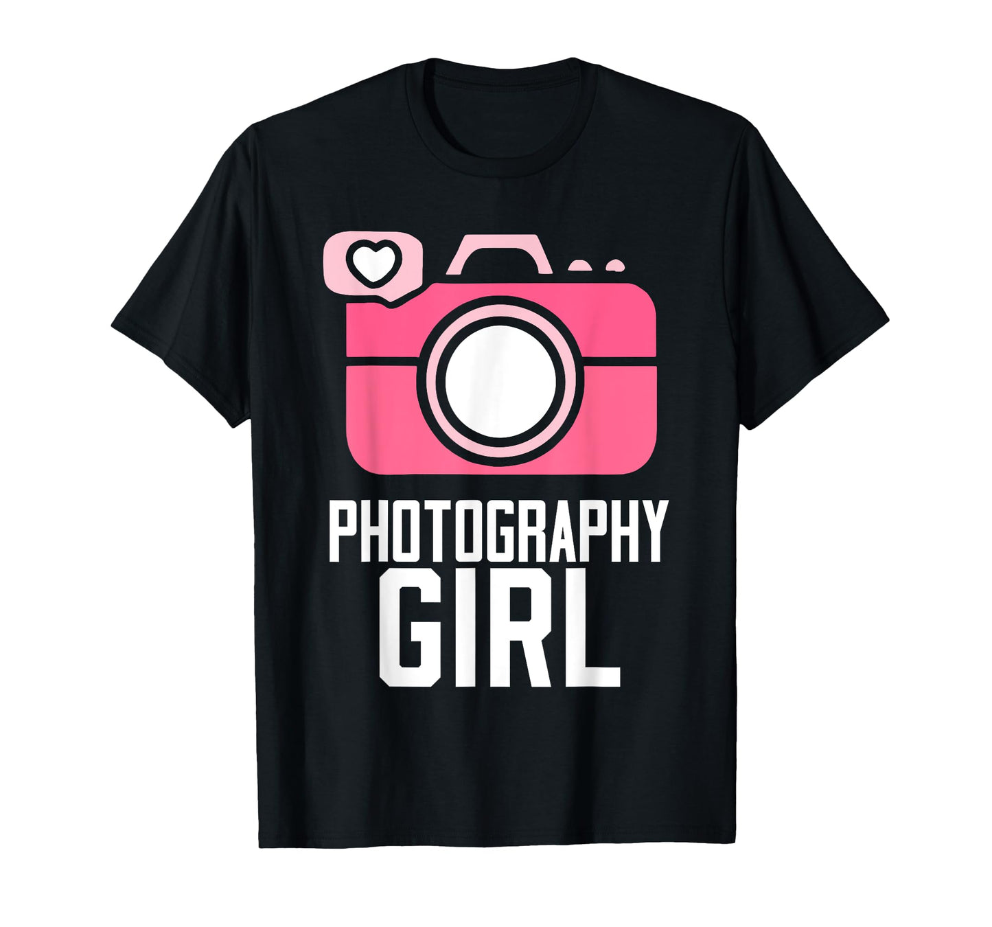 Photography Girl Hobby Camera Photos Photographer T-Shirt