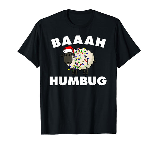 Baaah Humbug Anti-Christmas Sheep shirt funny sheep tee T-Shirt
