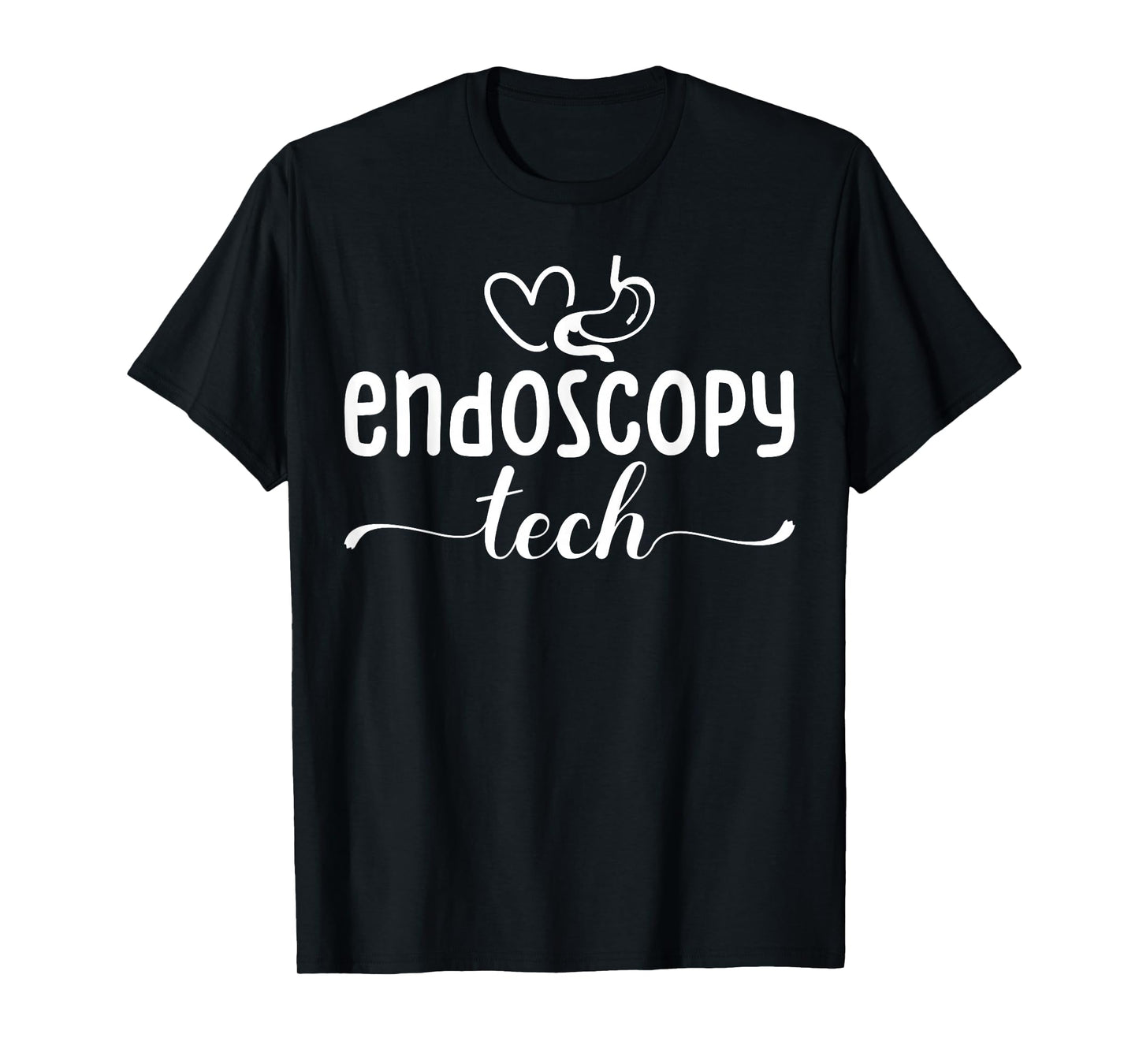 Cute Endoscopy Tech Technician Heart T-Shirt