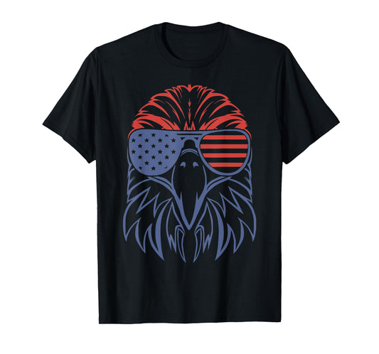 American Bald Eagle USA Flag 4th of July Eagle USA T-Shirt