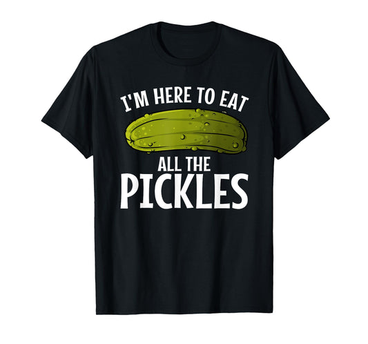 Cool Pickle Art For Men Women Kids Pickled Cucumber Lovers T-Shirt