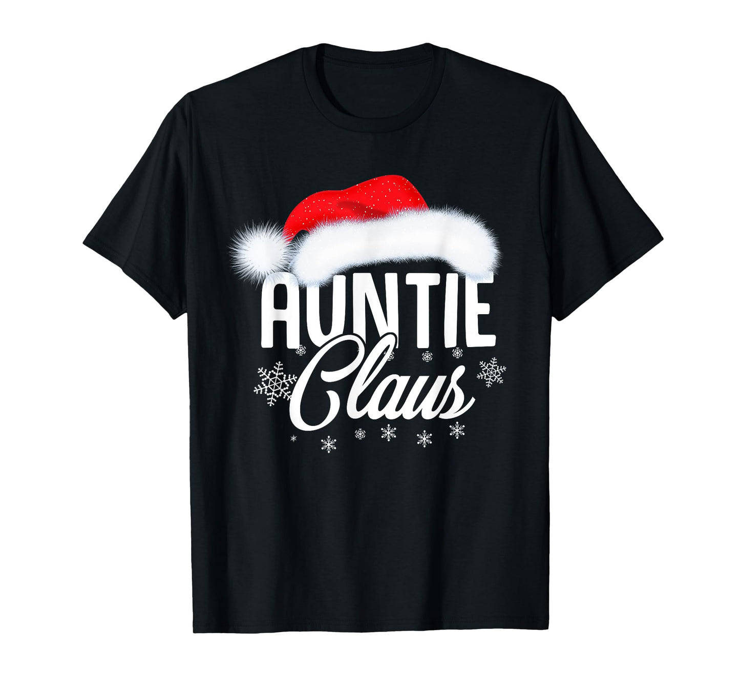 Auntie Claus Christmas Shirt Auntie Christmas