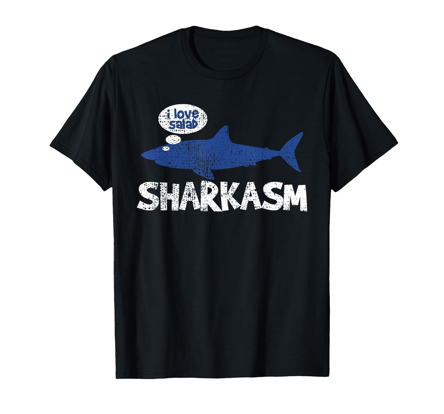Shark Sharkasm Marine Biology Funny Vintage Gift T-Shirt
