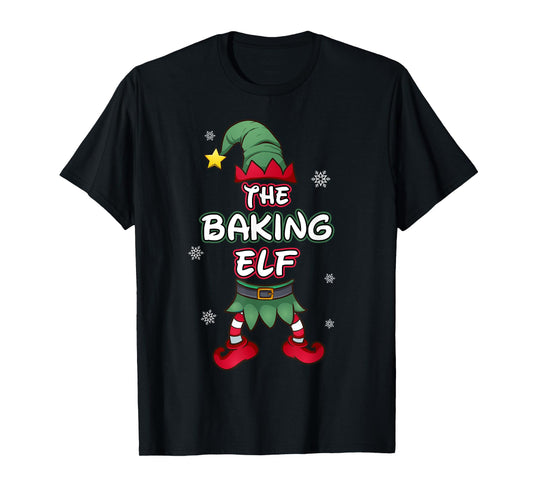 Baking Elf christmas pajamas pjs matching family group T-Shirt