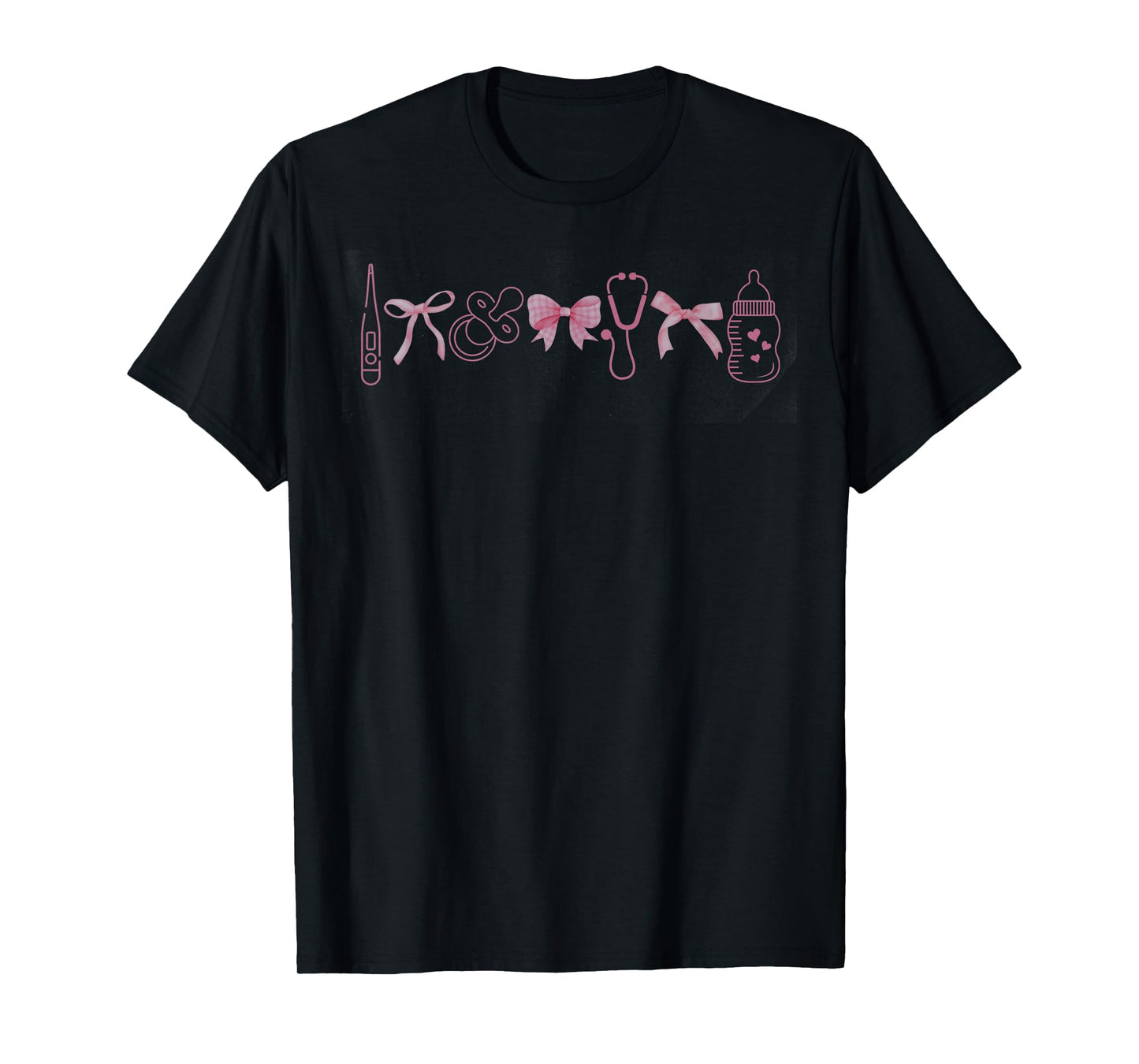 Coquette Mother Baby Nurse Graduation Postpartum RN NICU T-Shirt