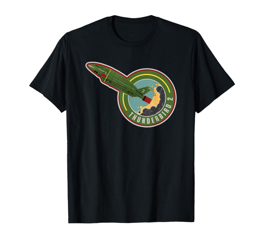 Thunderbirds Thunderbird 2 Transporter Badge T-Shirt