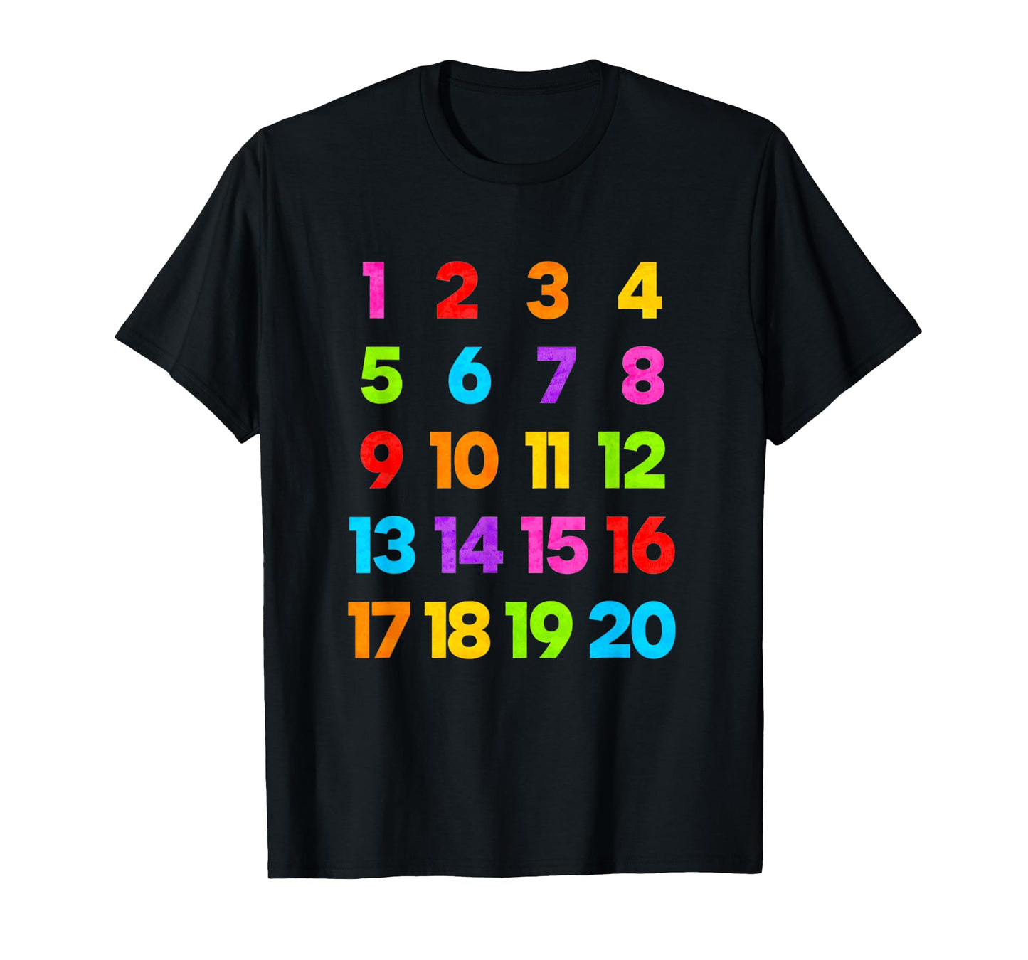 Counting 1-10 Learn to Count Number School Kids Teacher T-Shirt