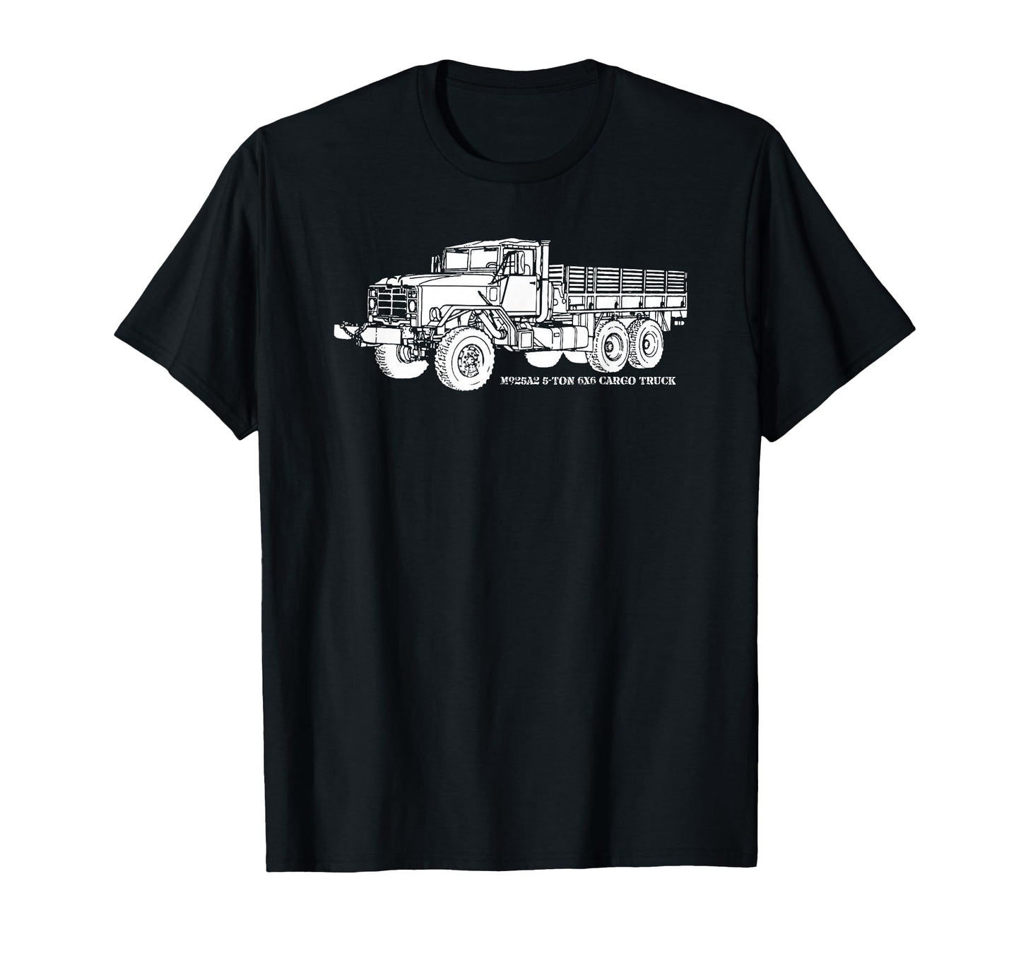 M925 A2 5 Ton 6×6 Cargo Truck Silhouette T-Shirt