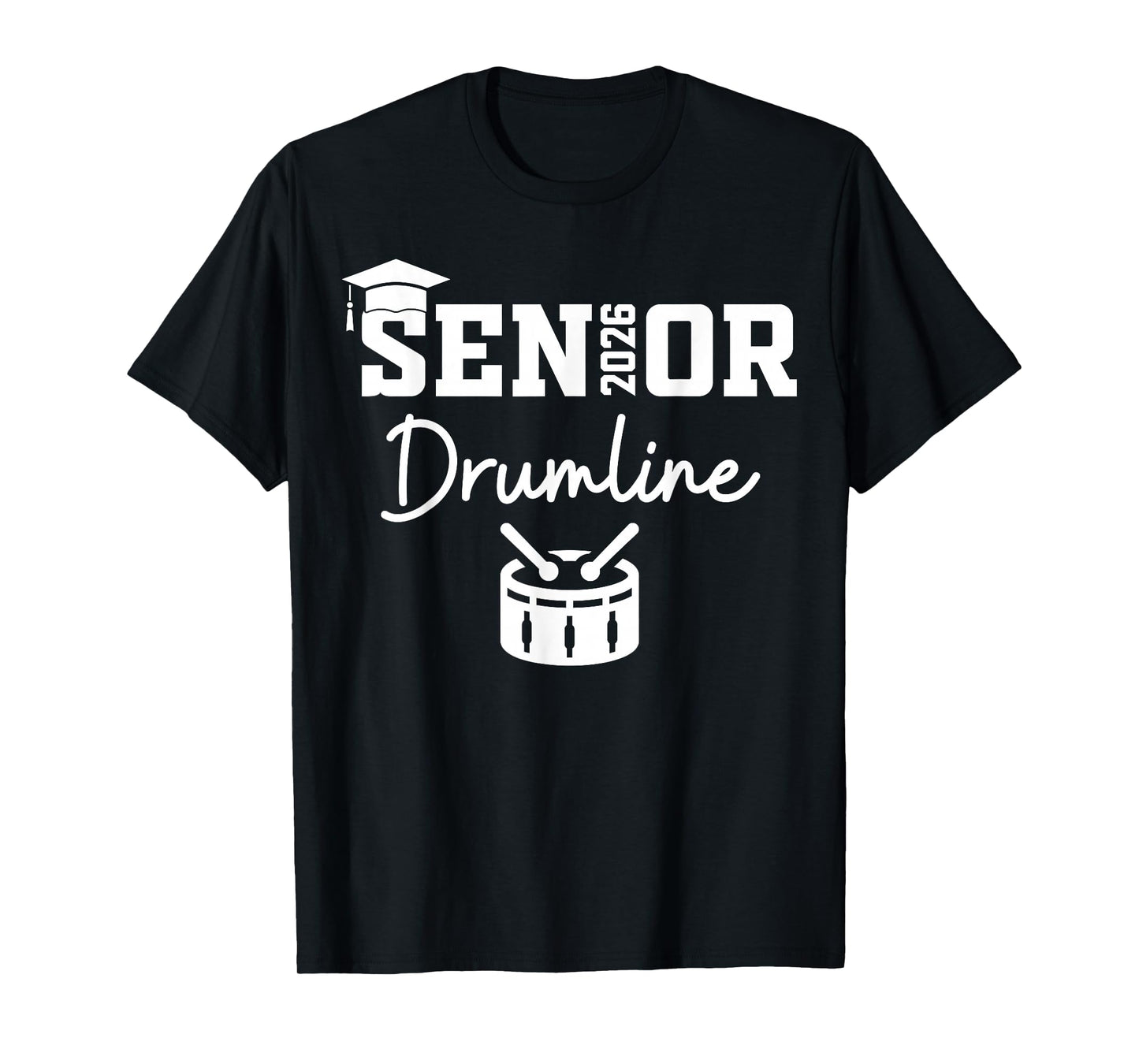 Senior Drumline Class Of 2026 Marching Band Graduation T-Shirt