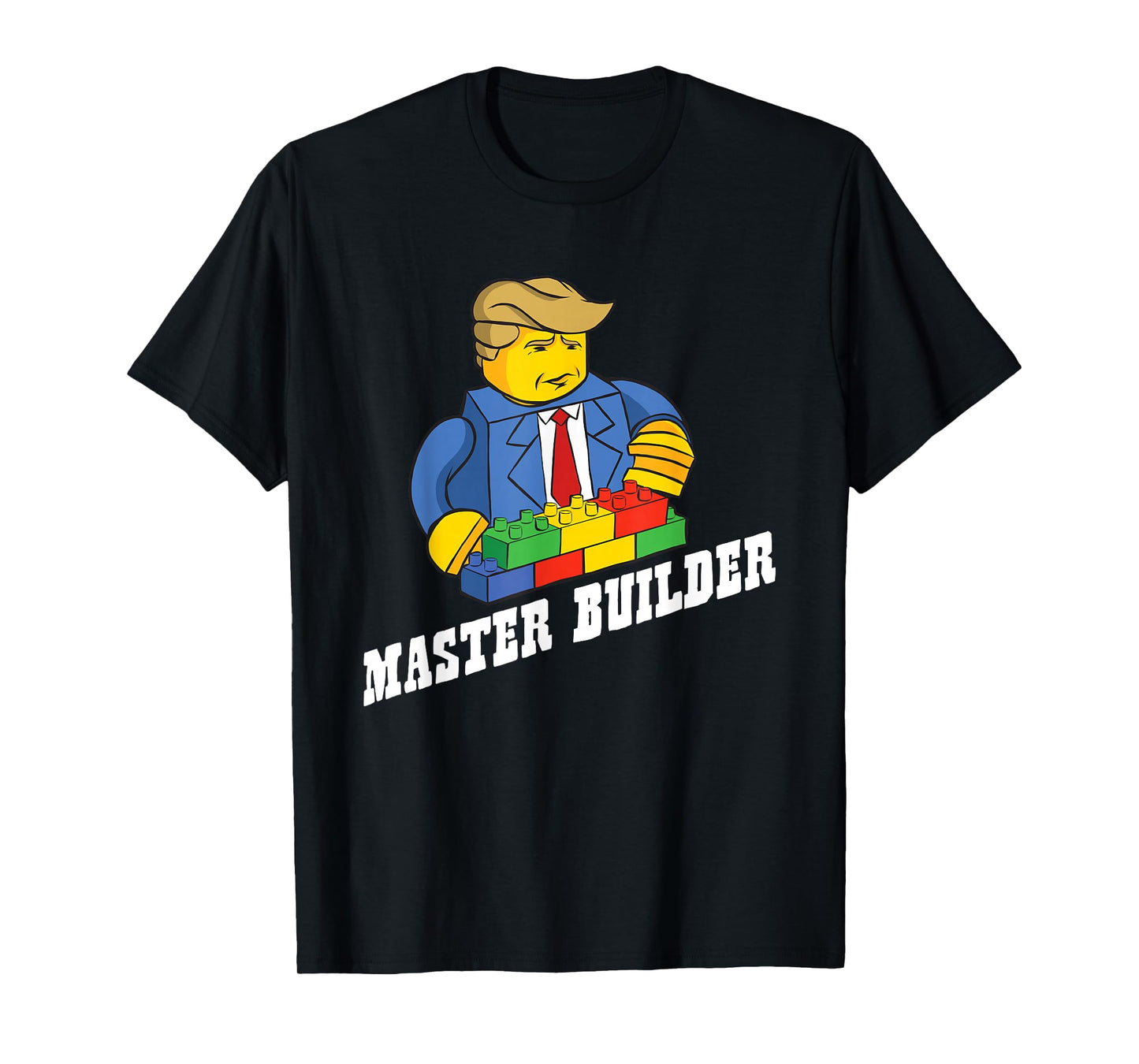 Funny Master Builder Building Blocks Gift Men Women Youth T-Shirt