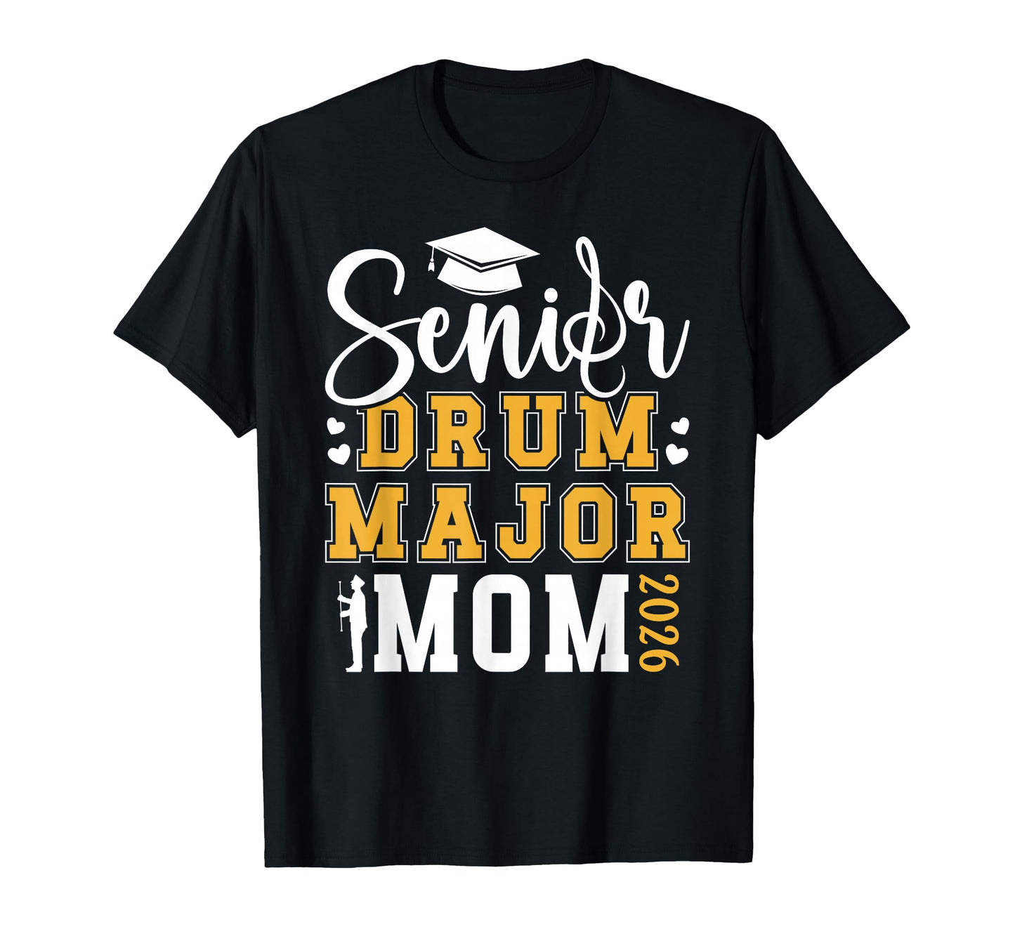 Drum Major Senior Mom 2026 Senior Marching Band Mom 2026 T-Shirt