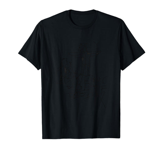 Ancient Greece, Rome, Egypt, Gold, and Treasure - Unisex-Adults - Grey - Small - Short Sleeve - T-Shirt - Historical Graffiti - Alexamenos Graffiti - Graffito - Roman - Jesus - Christian T-Shirt