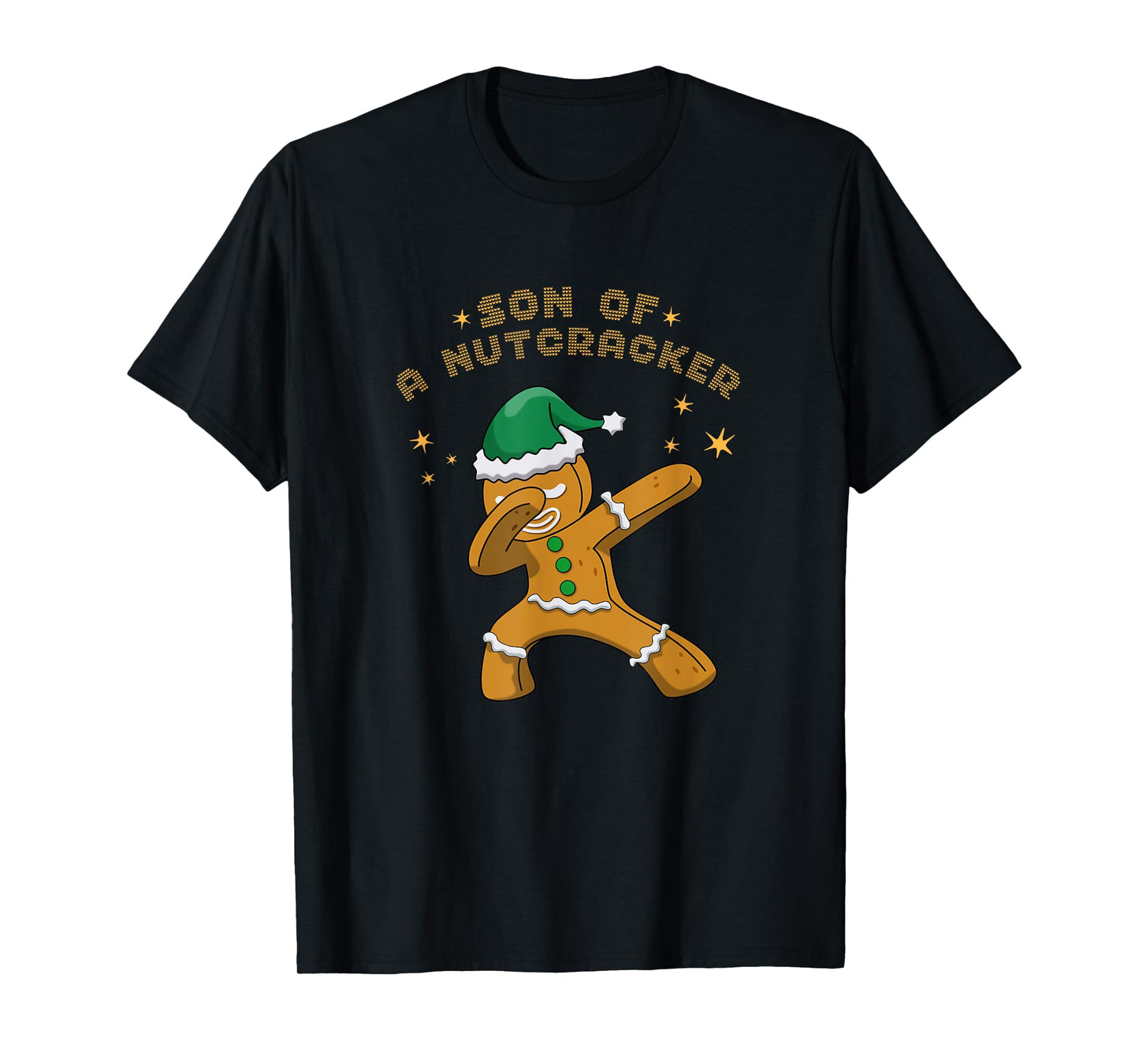 Son Of A Nutcracker Pajamas Christmas Gingerbread Man T-Shirt