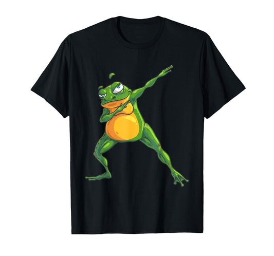 Cool Dabbing Frog | Funny Hip-hop Tadpole Dancing Lover Gift T-Shirt