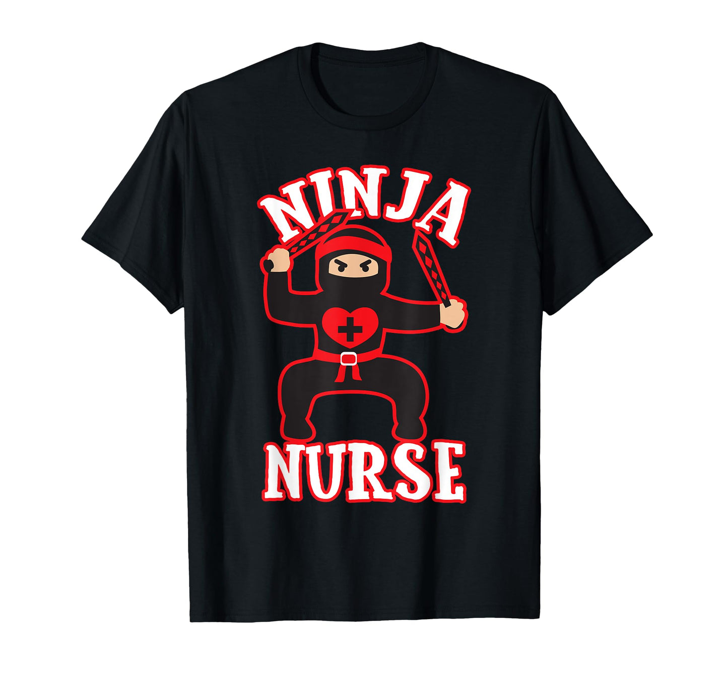 Cool Ninja Nurse Nursing Hospital Funny Gift T-Shirt
