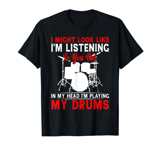 Drummer Art for Men Women Drum Player Percussion Lover T-Shirt