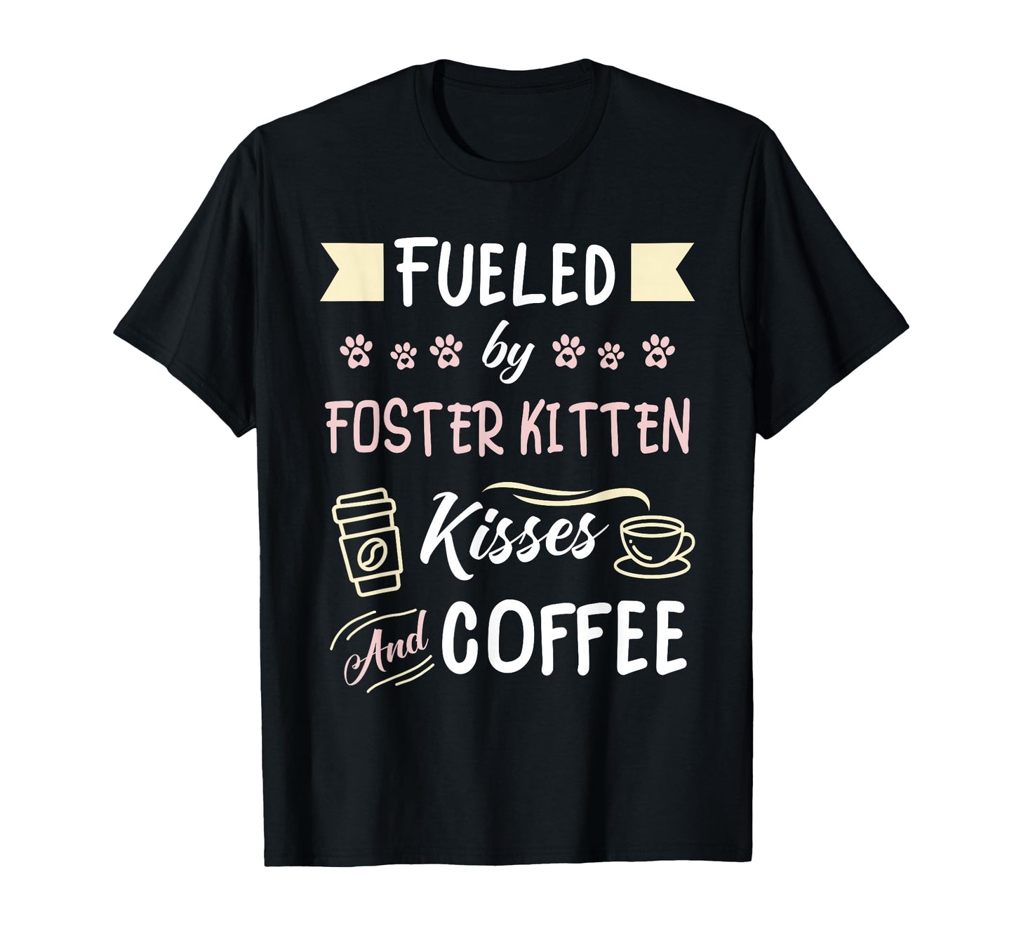 Foster Kitten Rescue Mom Coffee Lover T-Shirt