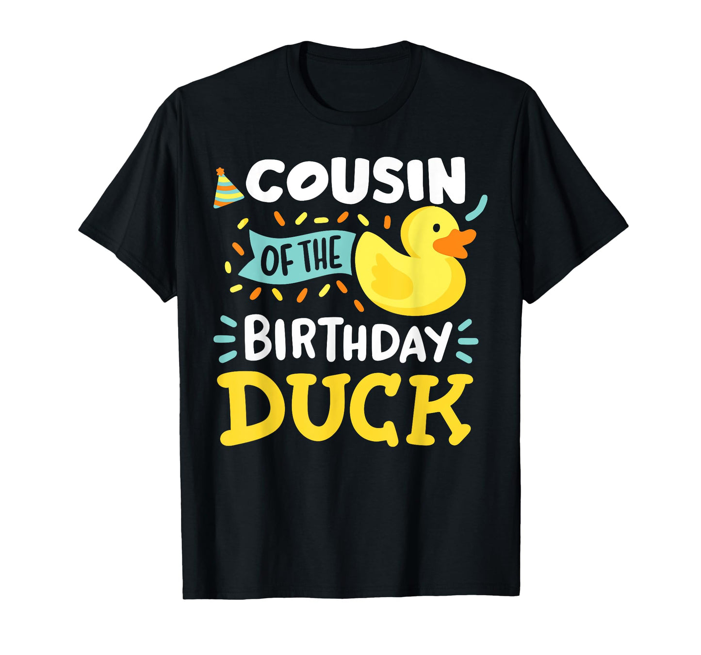 Cousin Of The Birthday Duck Boy Rubber Duck Bday Family T-Shirt
