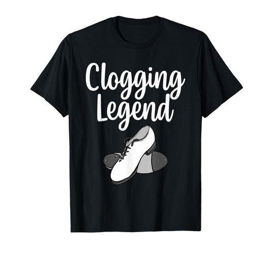 Cool Clogging Art for Men Women Girls Dancing Clogging Dance T-Shirt