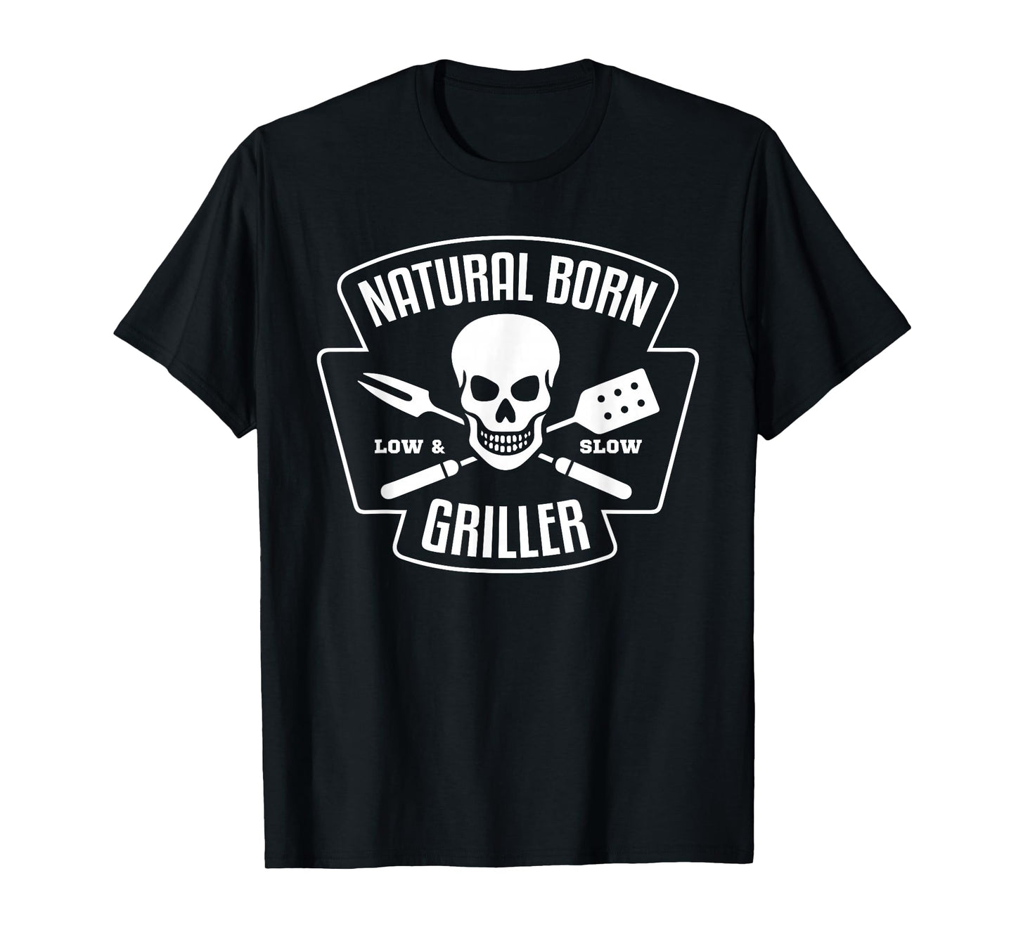 Barbecue Natural Born Grillmeister Griller Grill Gift T-Shirt