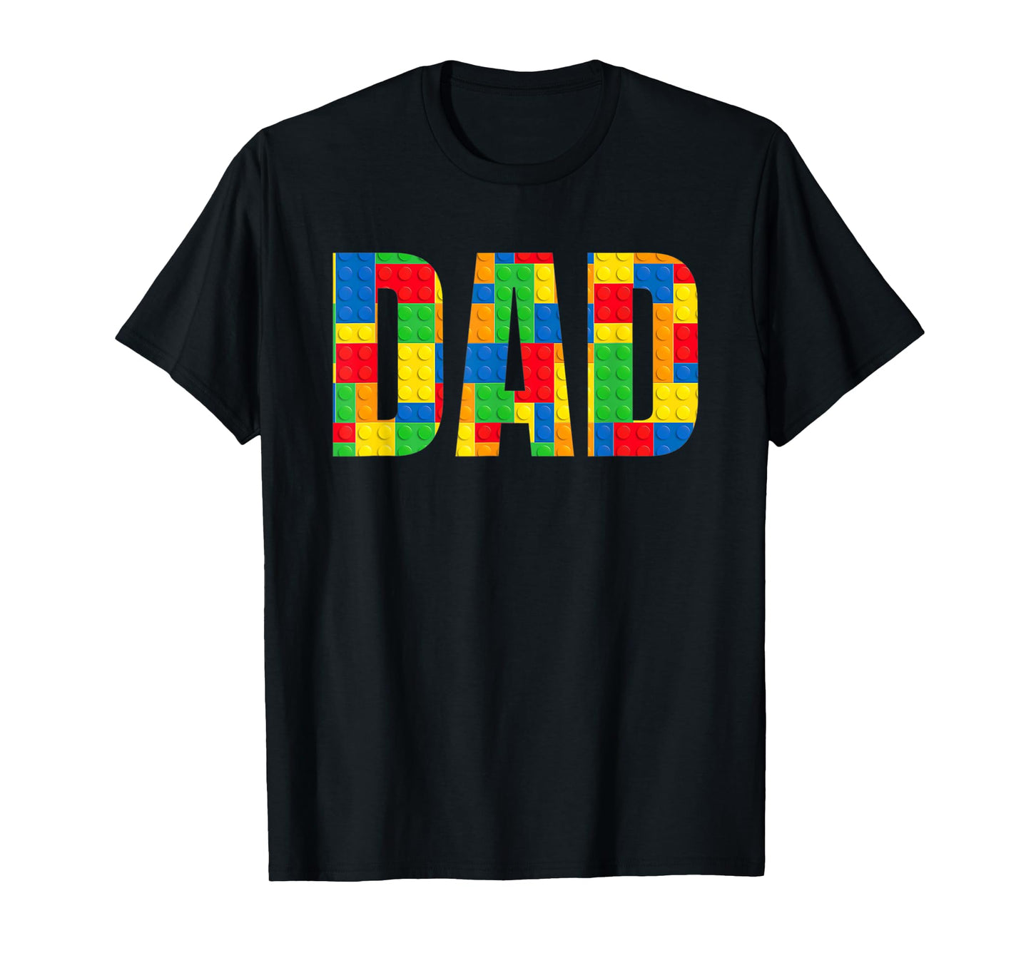 Dad Parent Brick Master Builder Building Blocks Set Family T T-Shirt