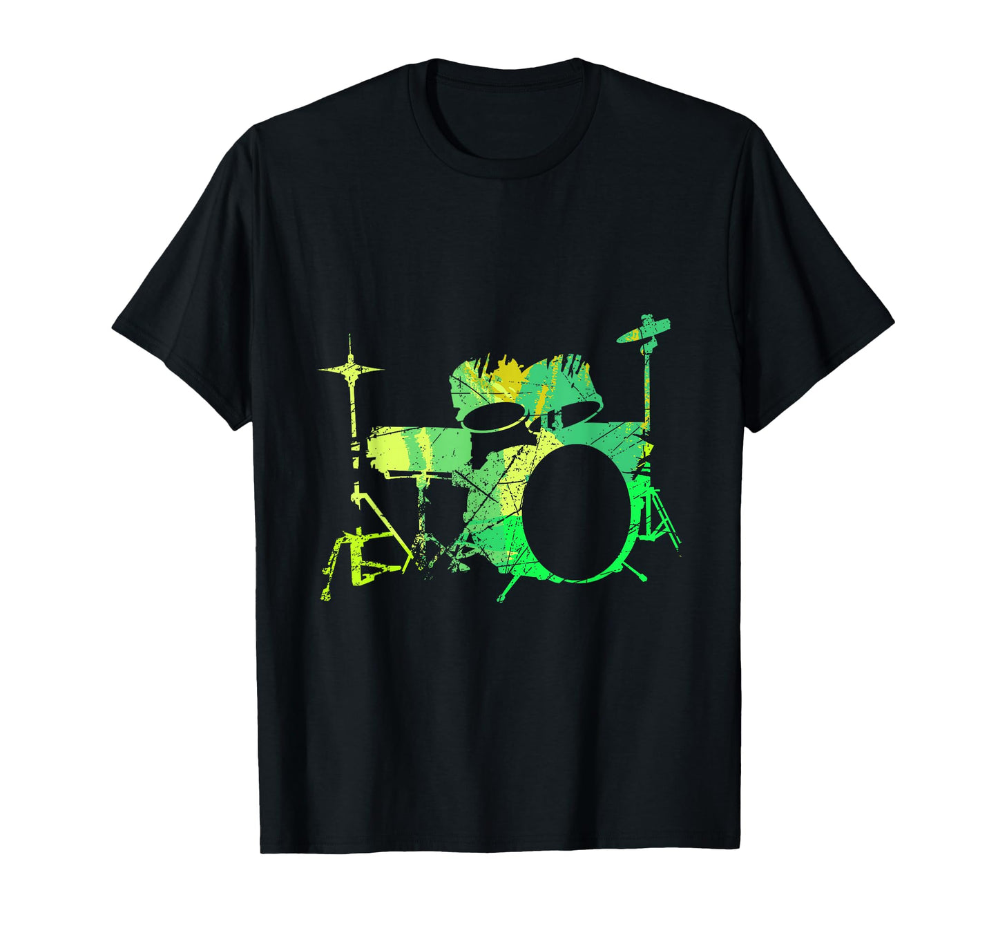 Cool Drum Kit Percussion Vintage Retro Drummer T-shirt T-Shirt
