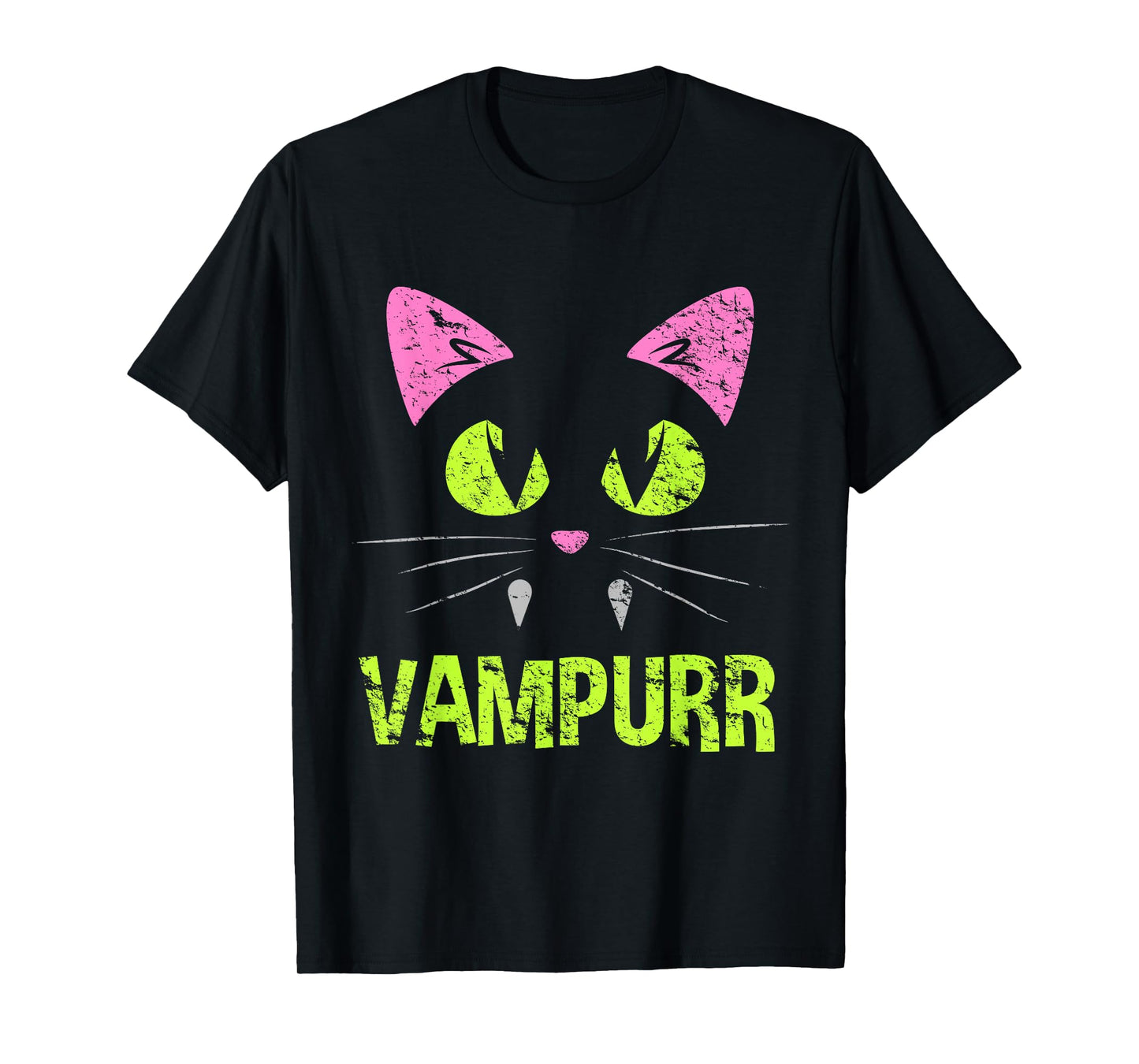 Vampire Cat Vampire Halloween Costume Men Women Kids T-Shirt