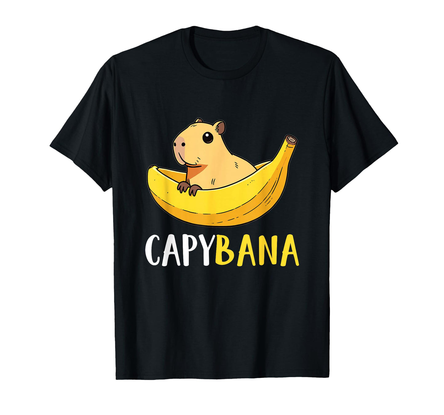 Capybana Kawaii Banana Capybara T-Shirt