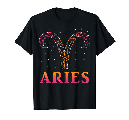 Aries Zodiac Sign Men Women Kids Aries March April Birthday T-Shirt