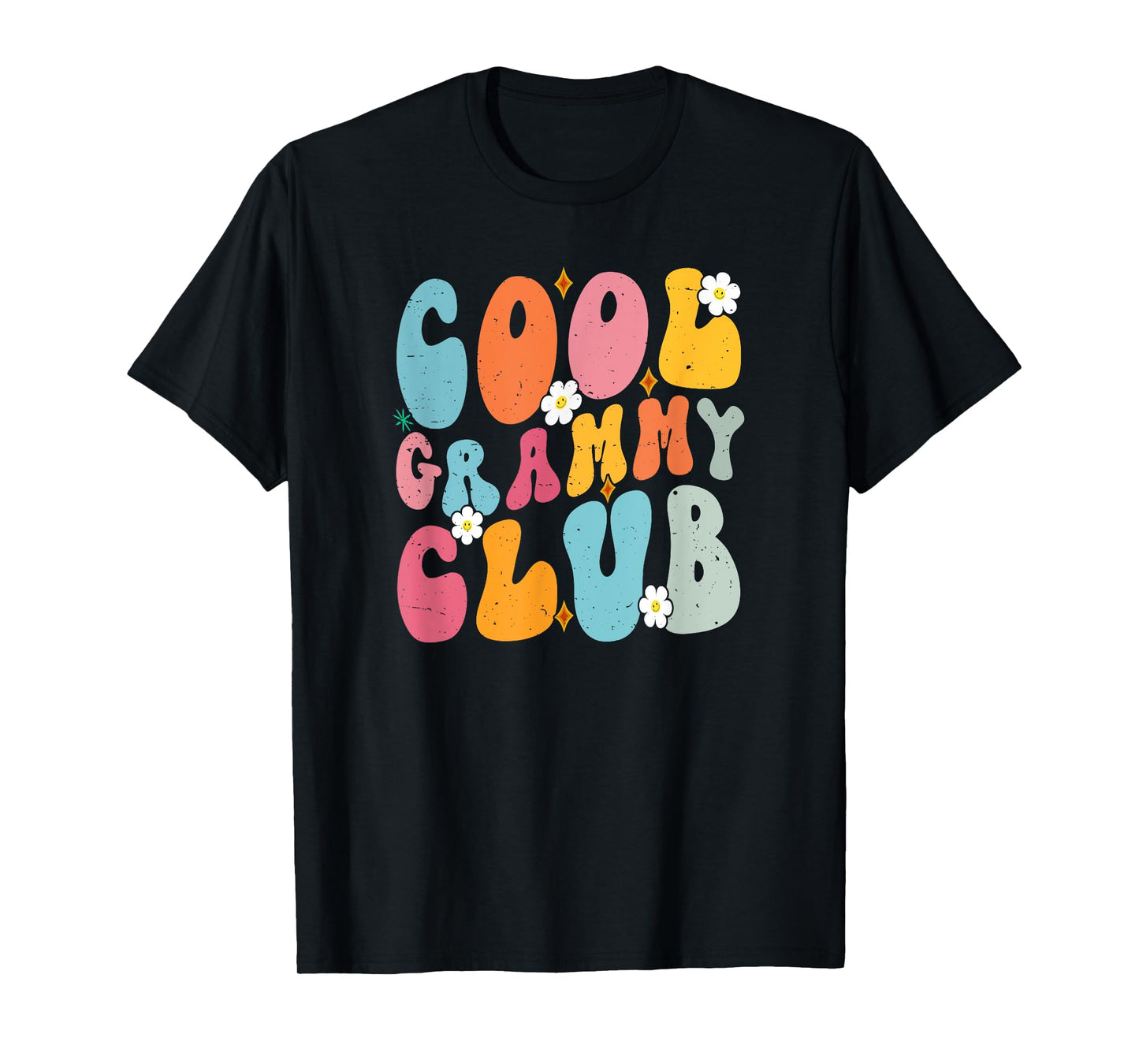Cool Grammy Club Mother's Day Groovy Retro Best Mom Ever T-Shirt