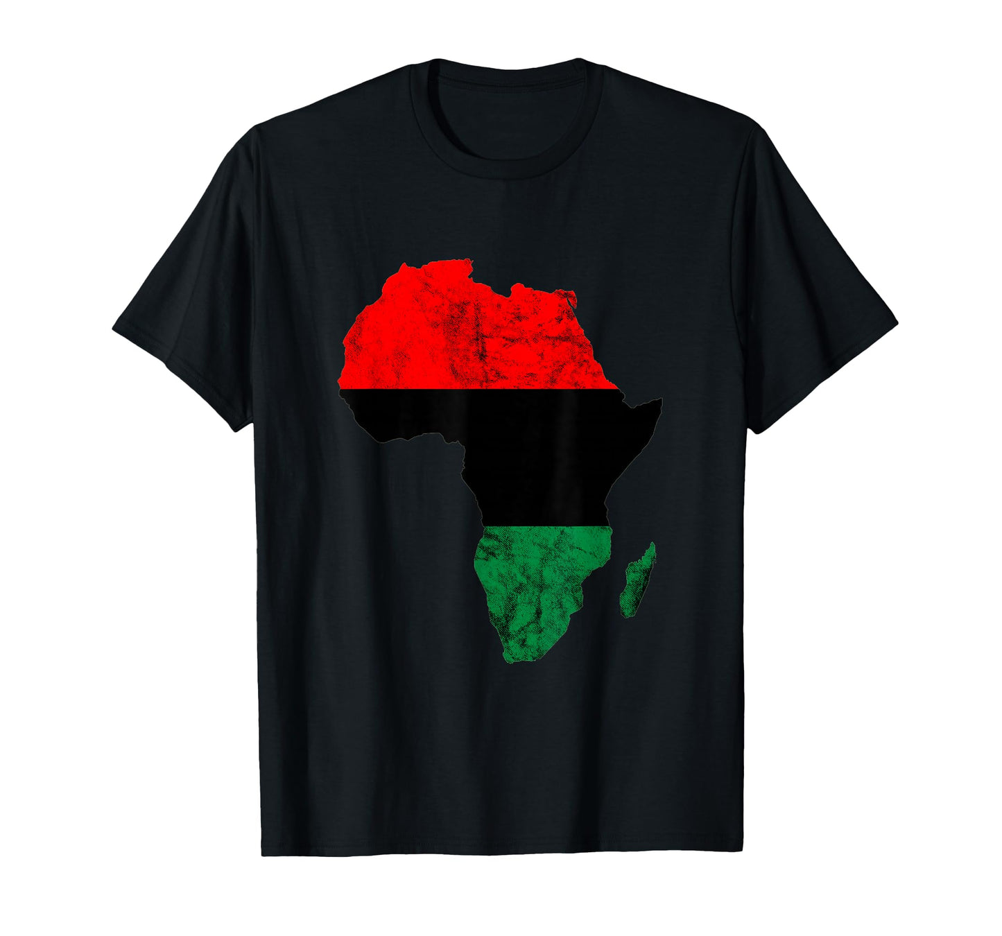 Africa Map Pan African Union Flag African Pride T-Shirt