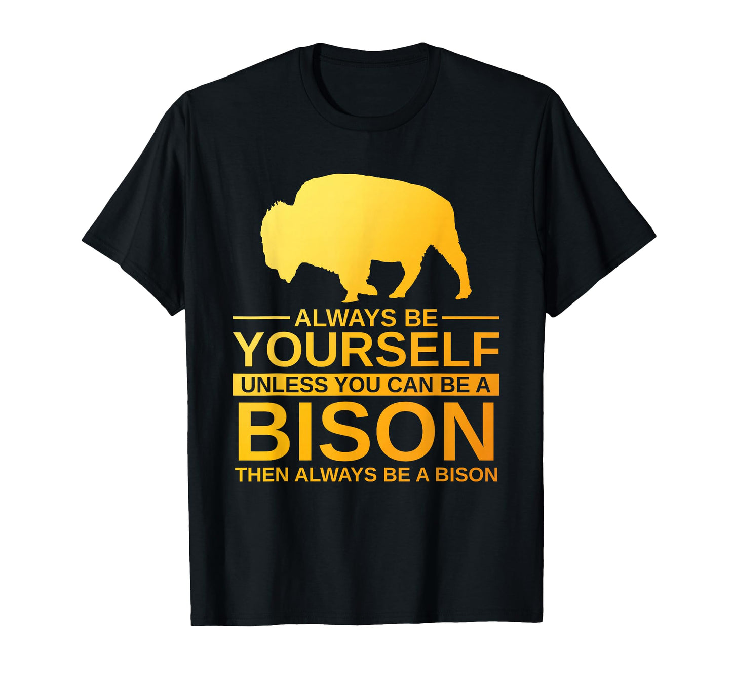 Cool Bison Design for Men Women Buffalo Animal Lovers Bison T-Shirt