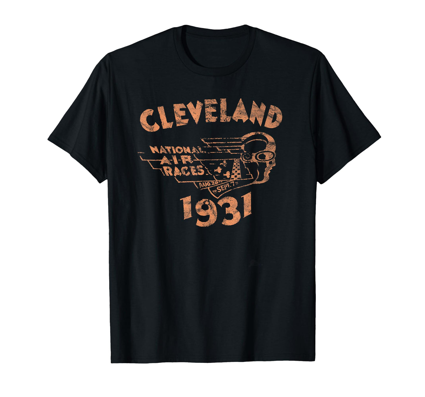 Cleveland National Air Race 1931 Air Racing Series Vintage T-Shirt