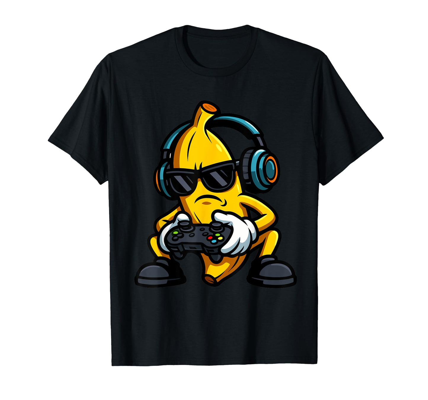 Funny Banana Video Games Banana Gamer T-Shirt T-Shirt