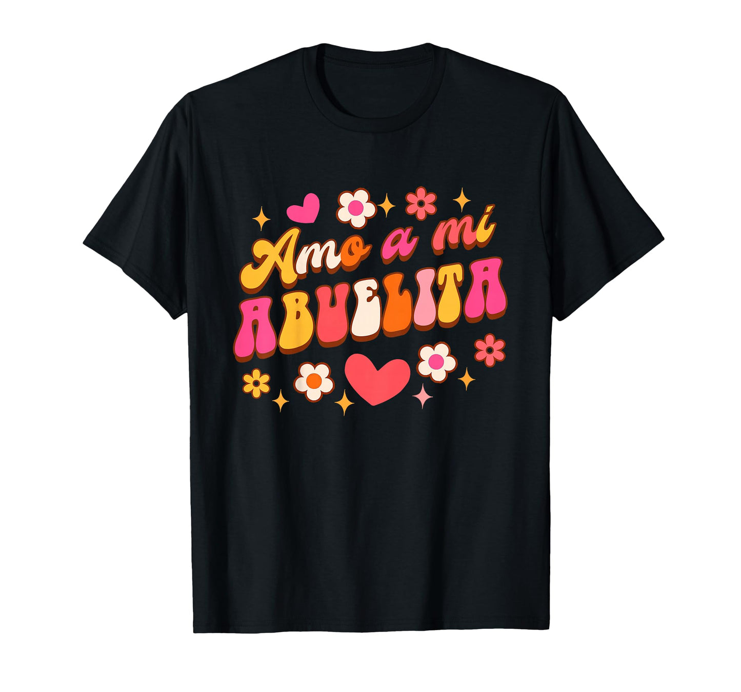 Kids Funny Spanish Grandma Mother’s Day Amo A Mi Abuelita T-Shirt