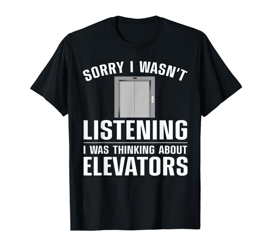 Cool Elevator Art Men Women Inspector Mechanic Maintenance T-Shirt