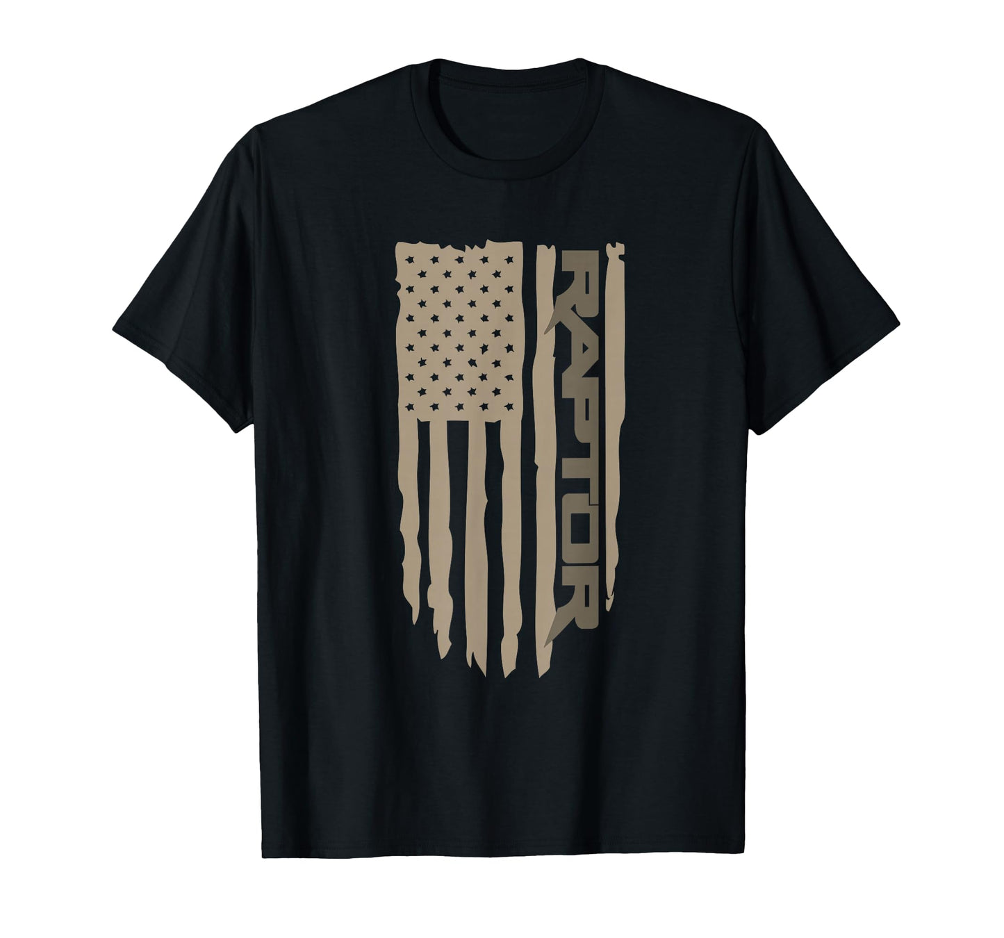 Wandering Wheels Raptor Truck American Flag T-Shirt