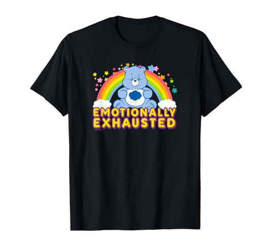 Care Bears Emotionally Exhausted Rainbow Grumpy Bear Icon T-Shirt
