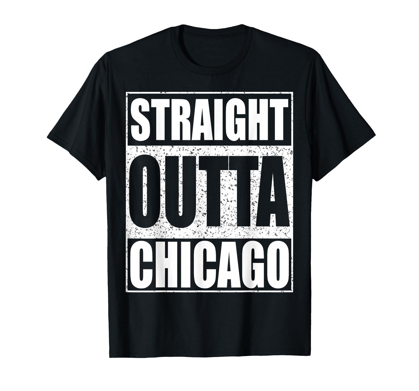 Straight Outta Chicago Shirt Men Women Kids Illinois State T-Shirt
