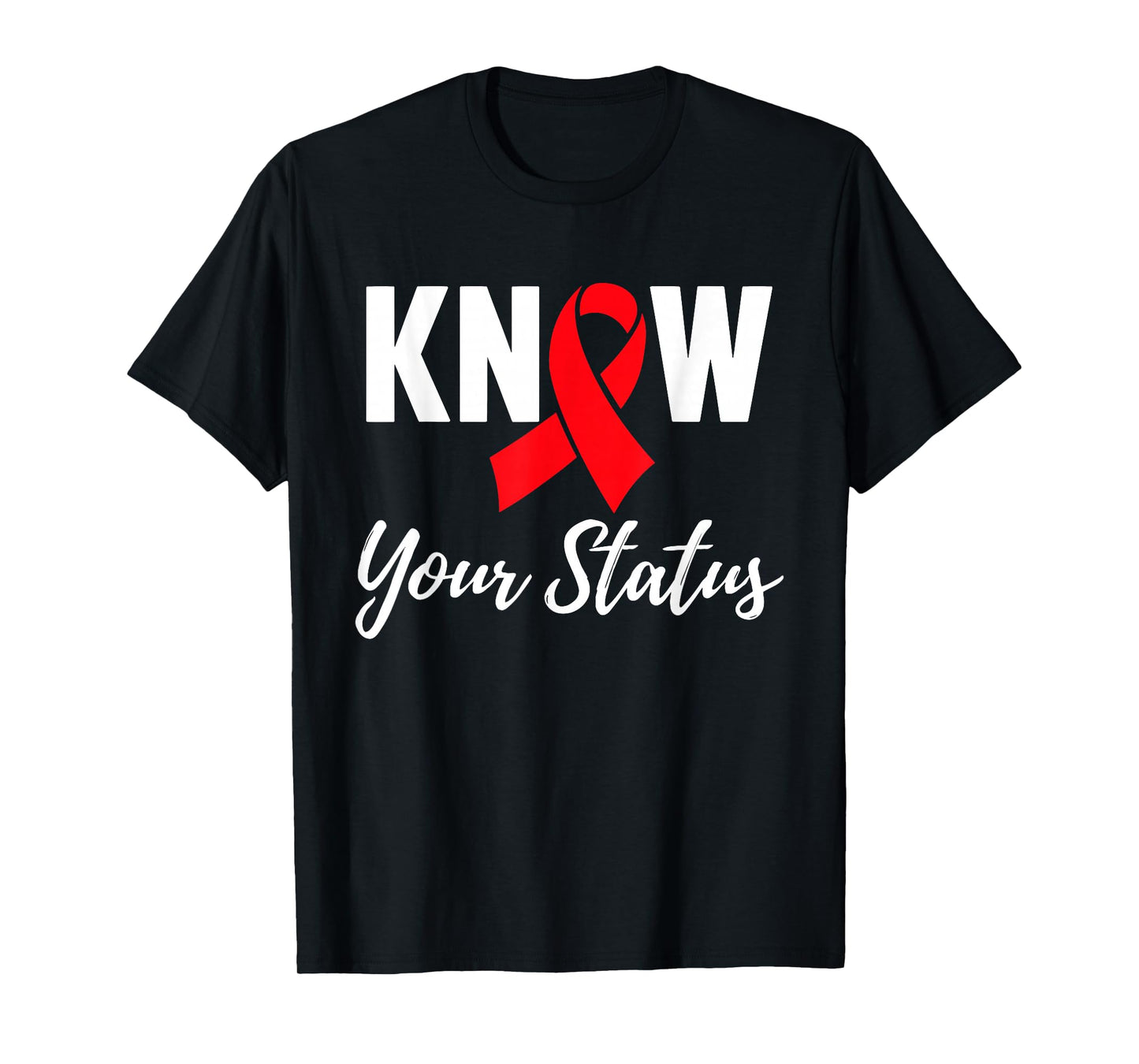 Aids Support Red Ribbon World Aids Day Hiv Aids Awareness T-Shirt