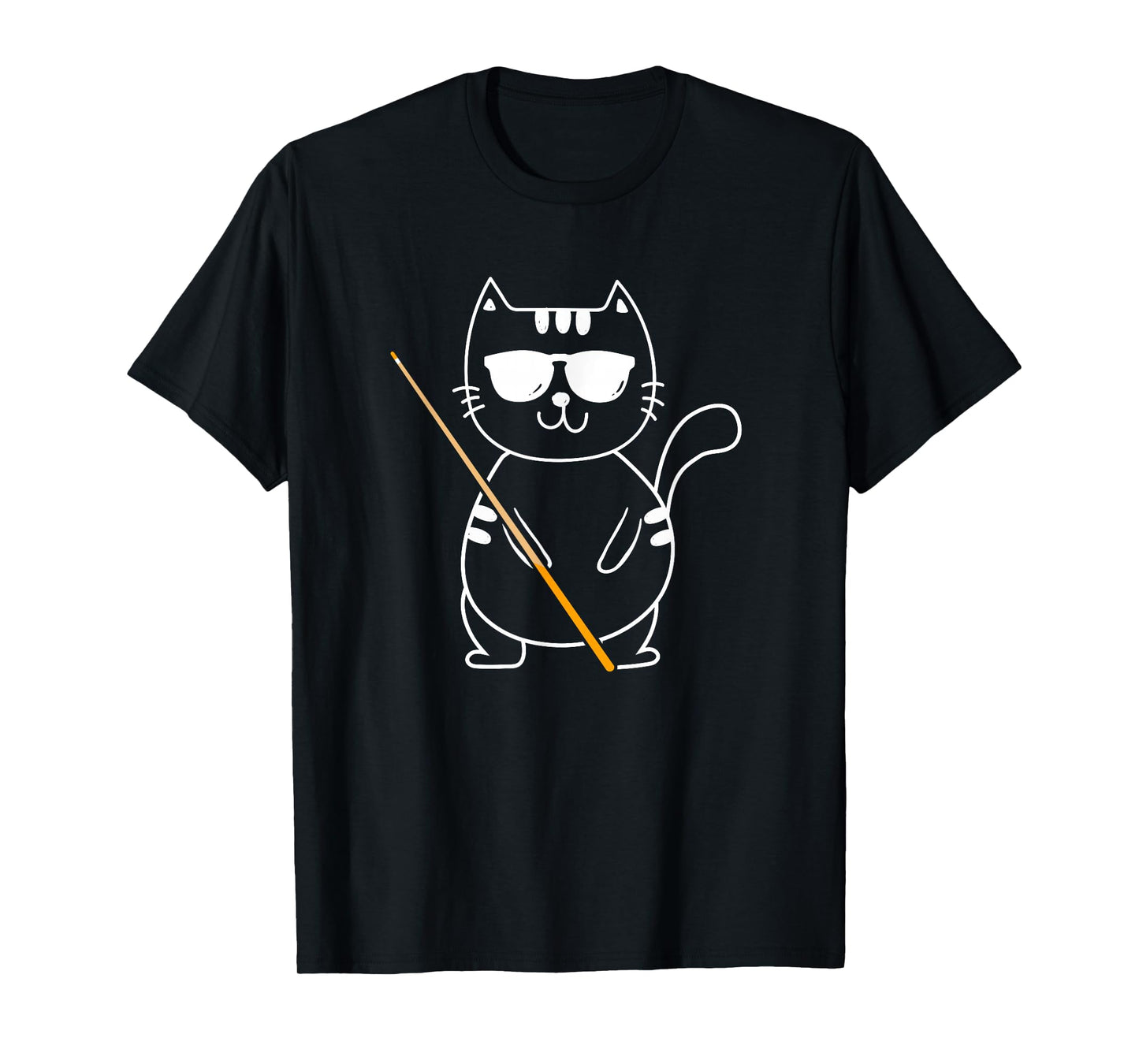 Billiard Cat - Billiard Player Billard 8-Ball Pool Snooker T-Shirt
