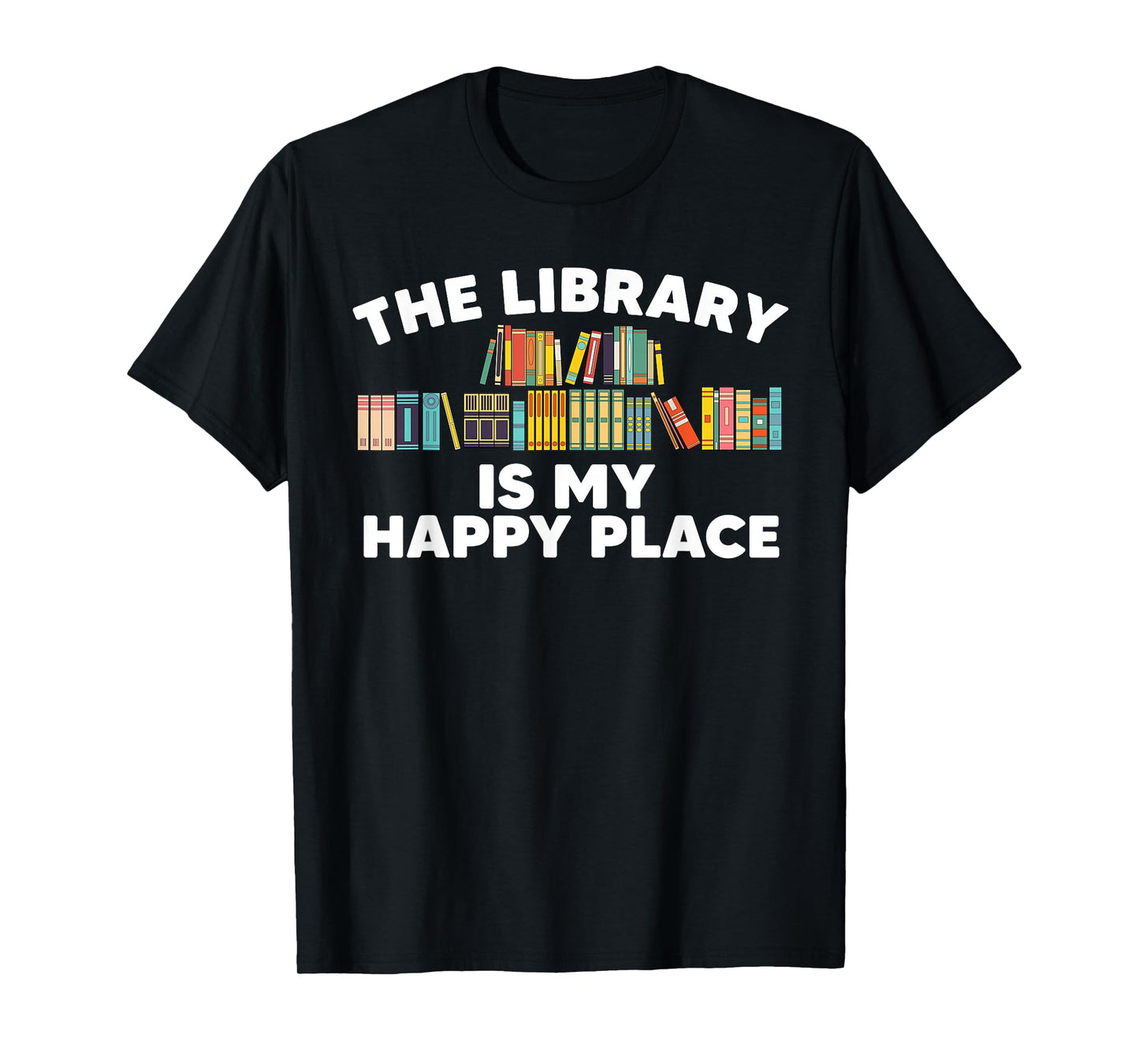 Cool Library Art for Men Women Bookworm Librarian Book Lover T-Shirt