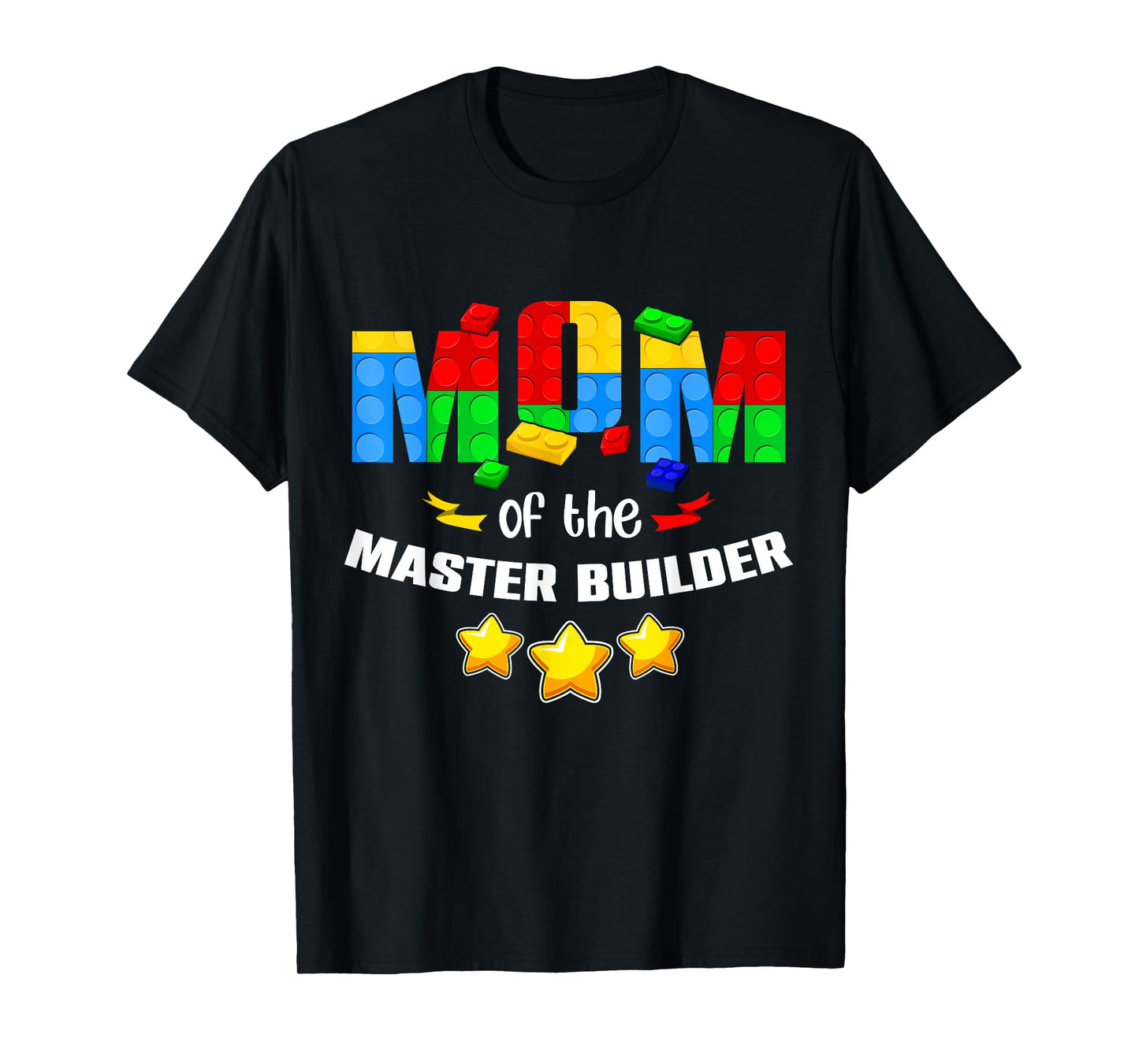 Mom Of The Master Builder Boy Block Toys Kids Brick Builder T-Shirt