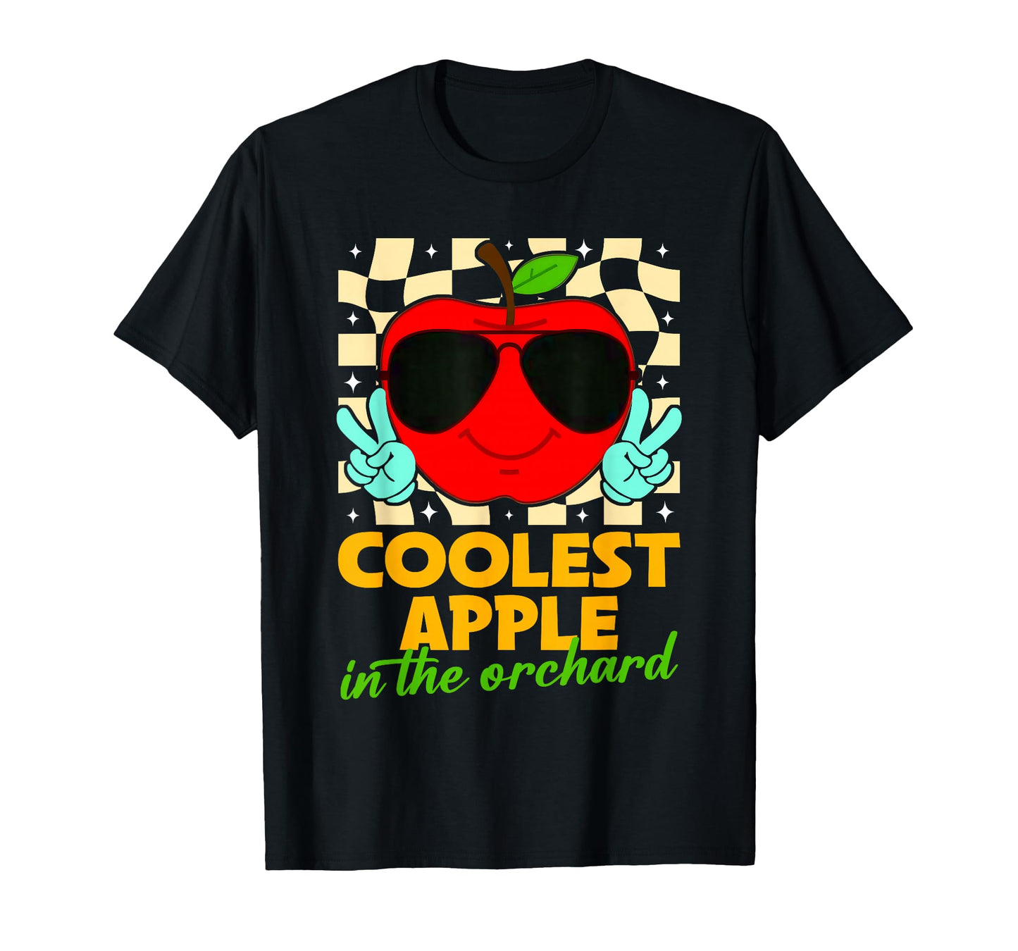 Apple Picking Day Harvest Coolest Apple in The Orchard Retro T-Shirt