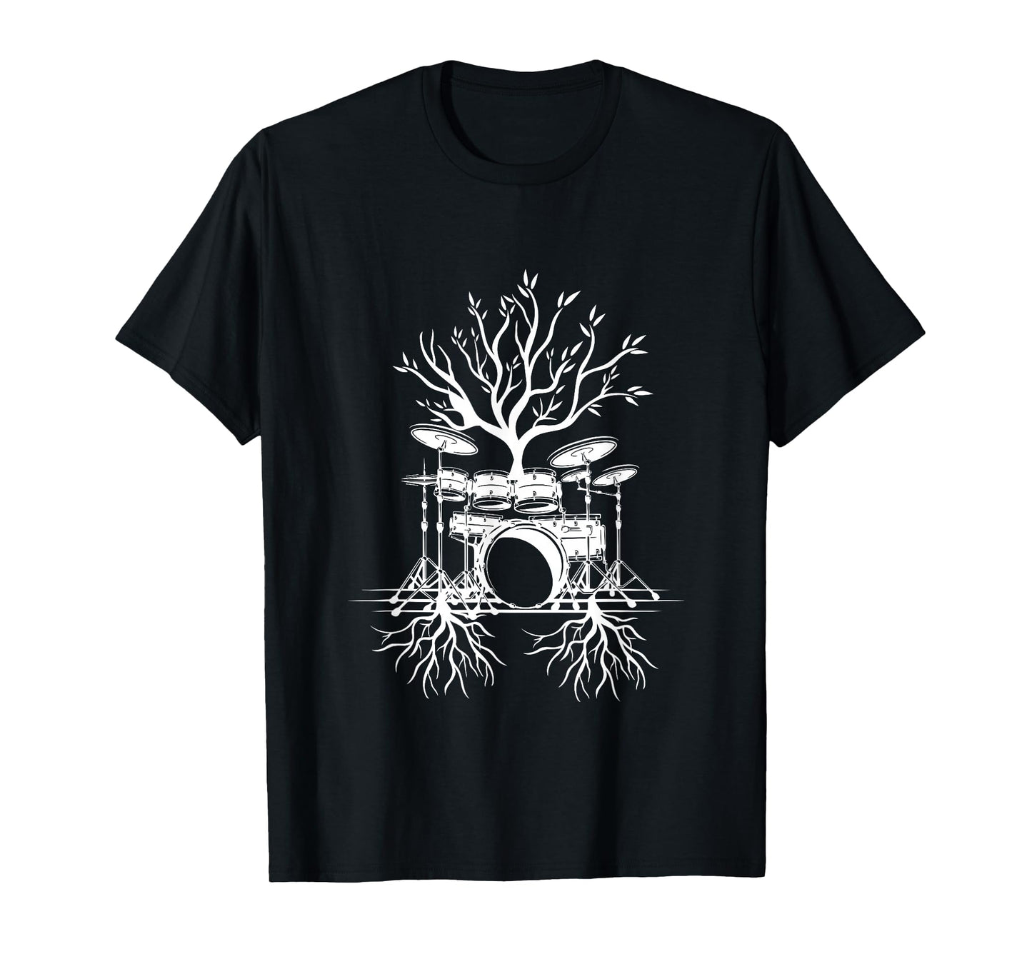 Tree Of Life Drummer Drums Drumming Drumset Snare Musician T-Shirt