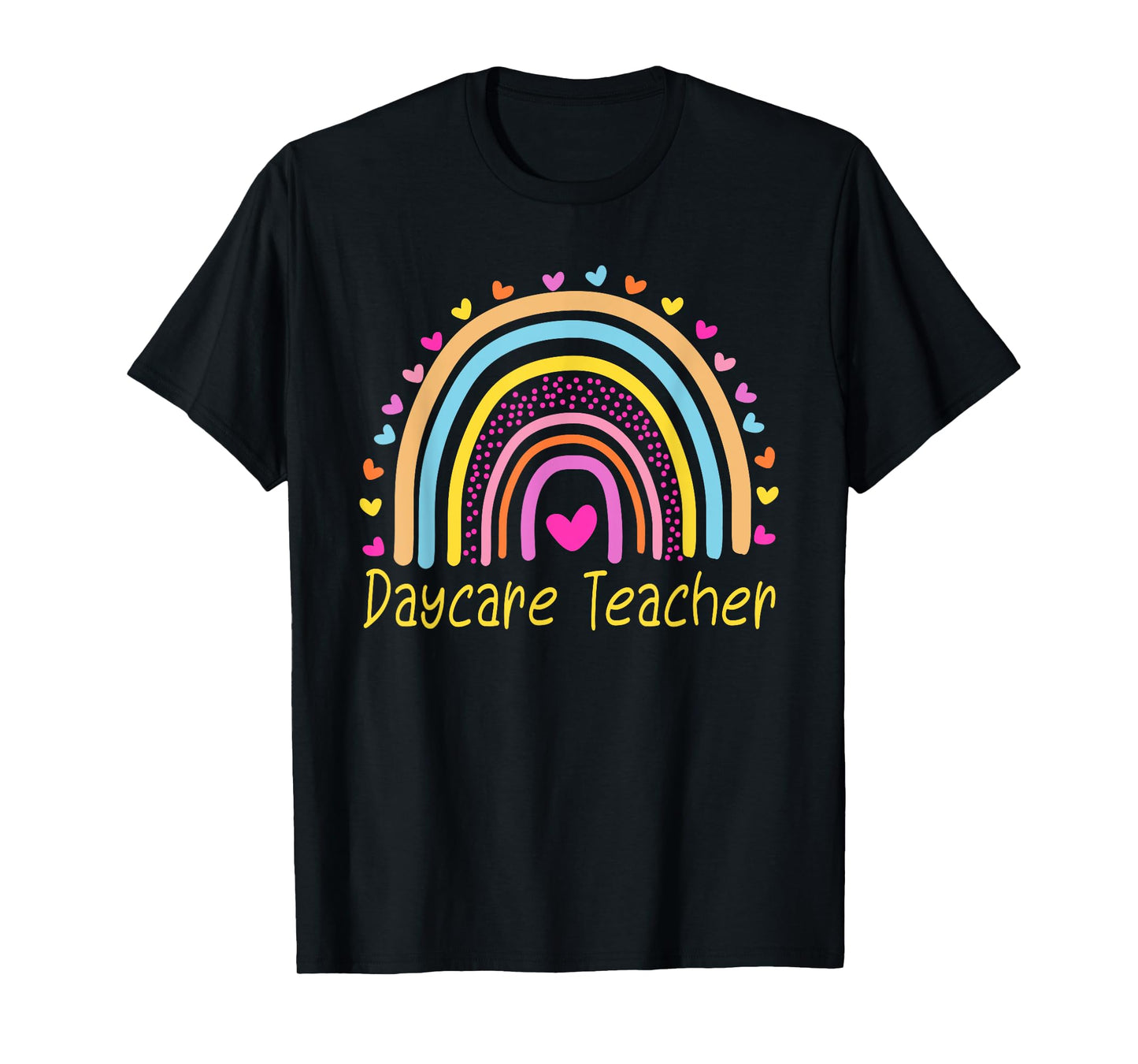 Childcare Daycare Teacher Provider Rainbow T-Shirt