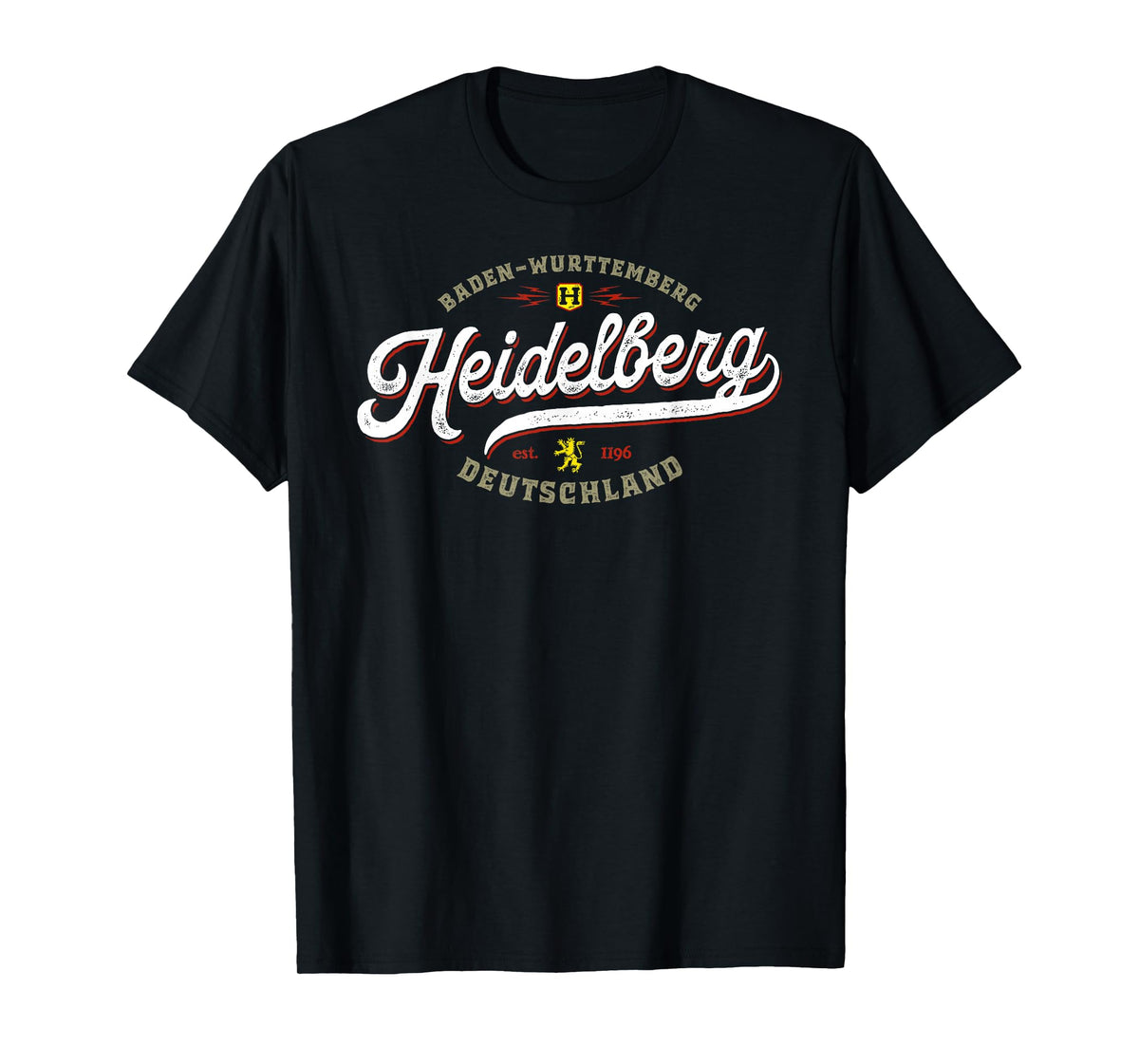 Heidelberg Germany - Vintage Souvenir Travel Heidelberg T-Shirt