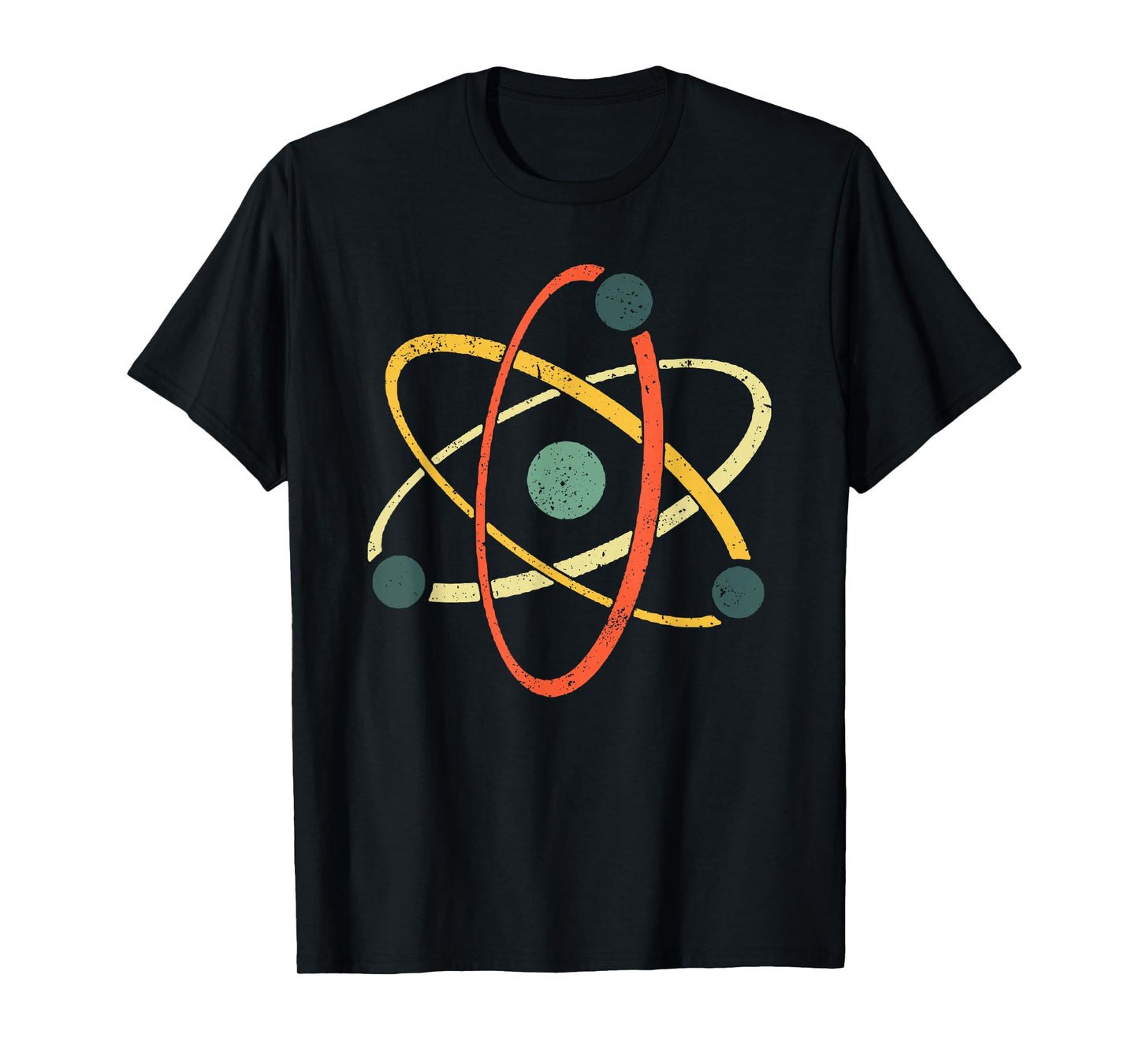 Cool Atom Art Men Women Biology Physics Chemistry Teacher T-Shirt
